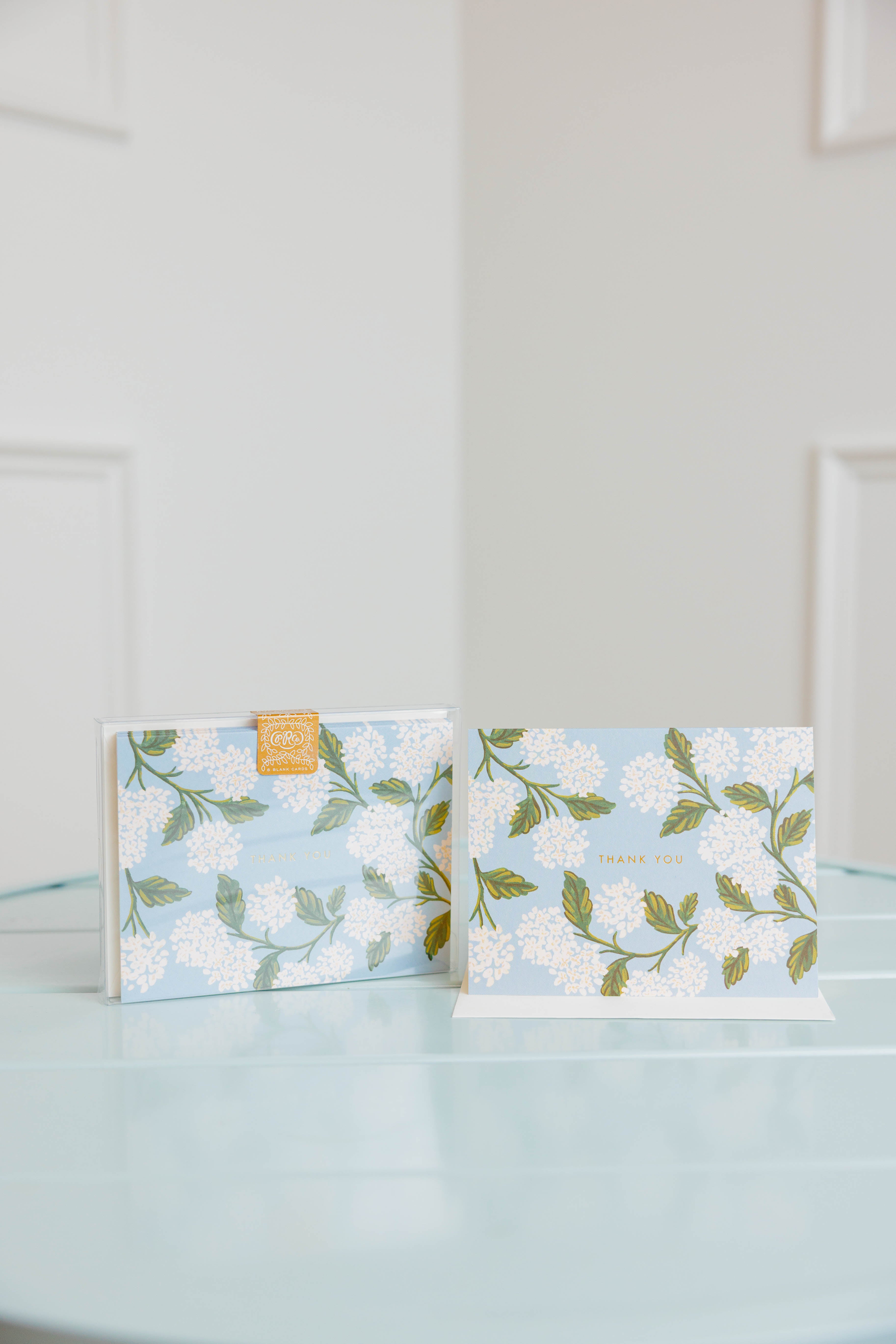 Boxed Set of Hydrangea Thank You Cards