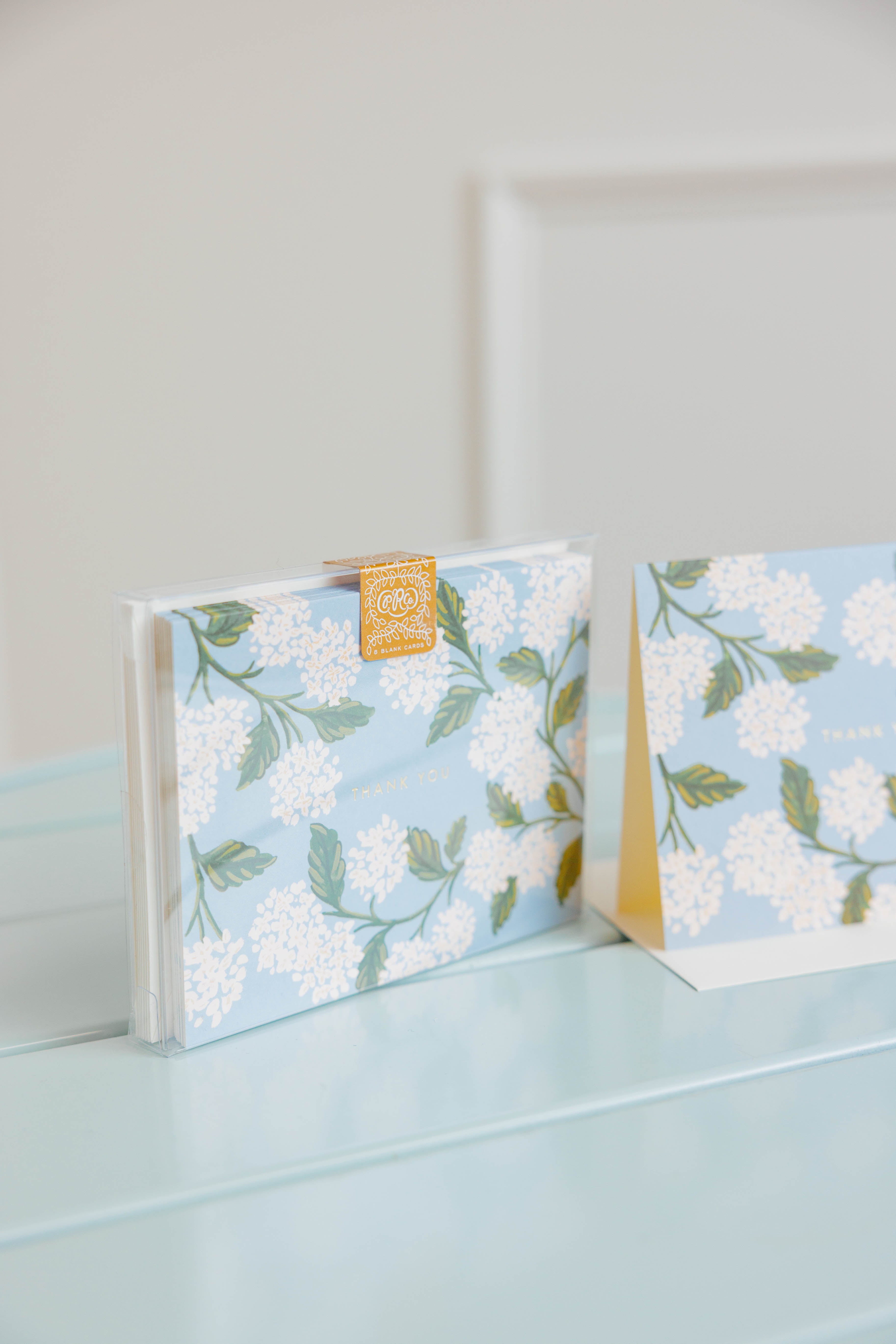Boxed Set of Hydrangea Thank You Cards