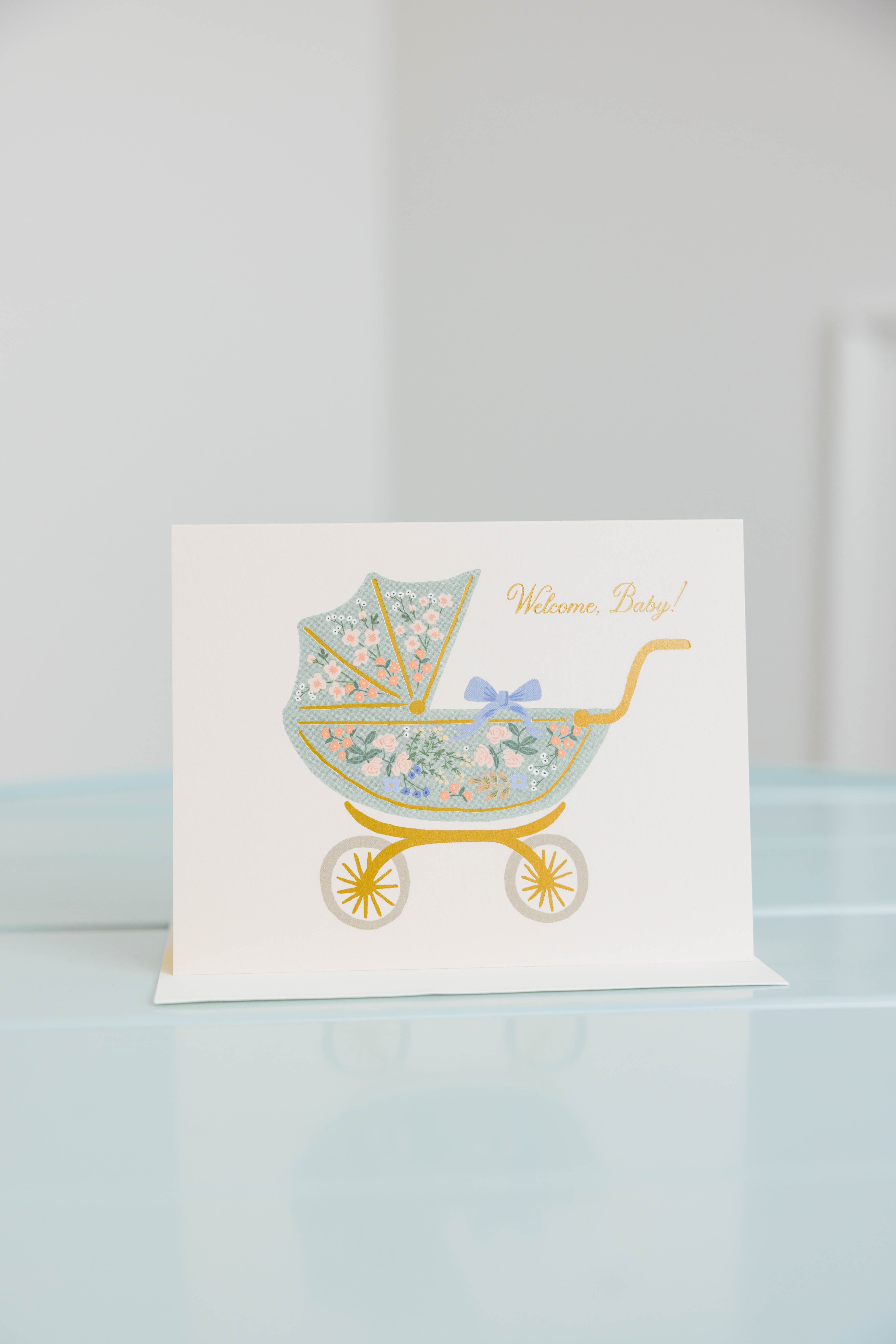 Floral Pram Card