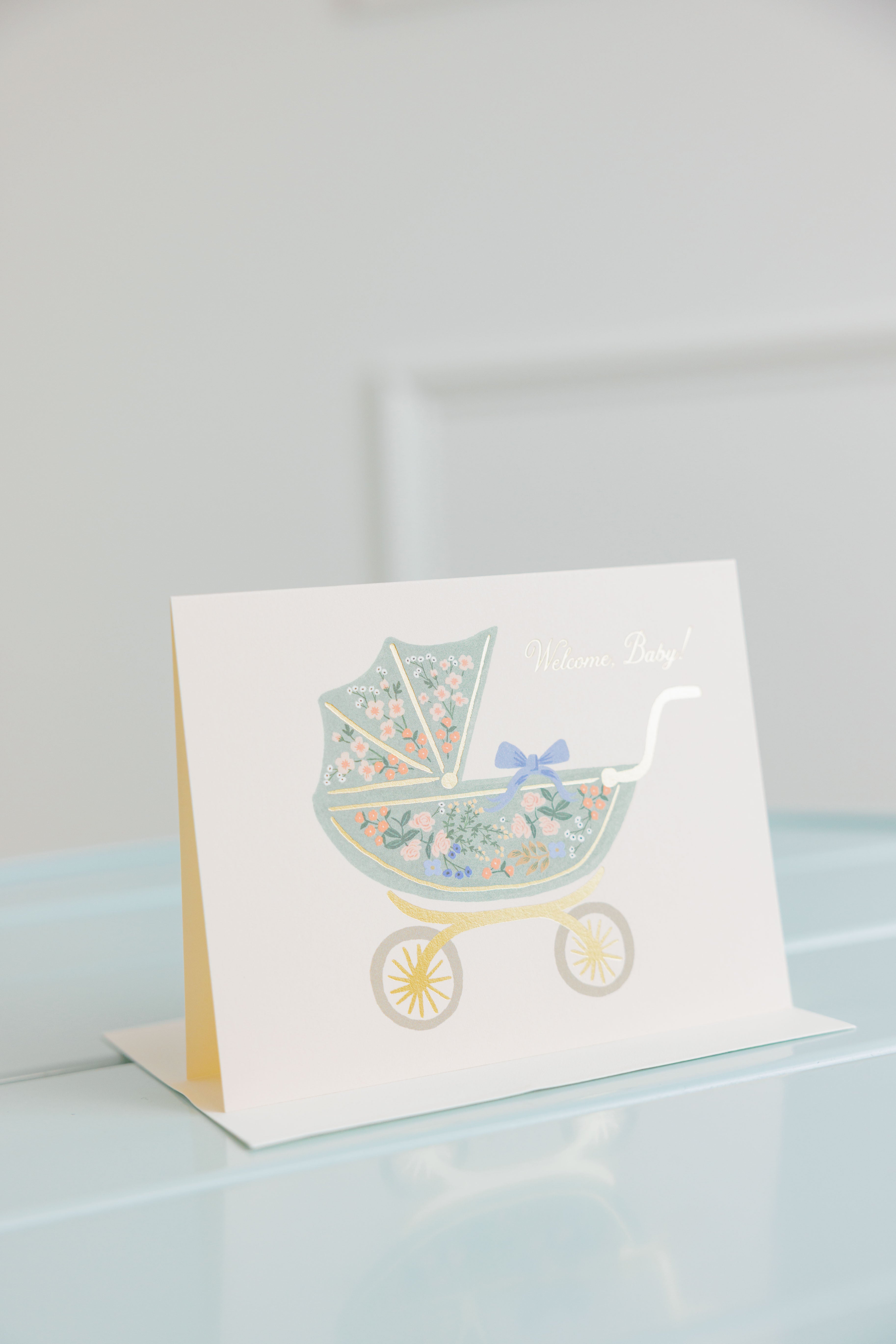 Floral Pram Card