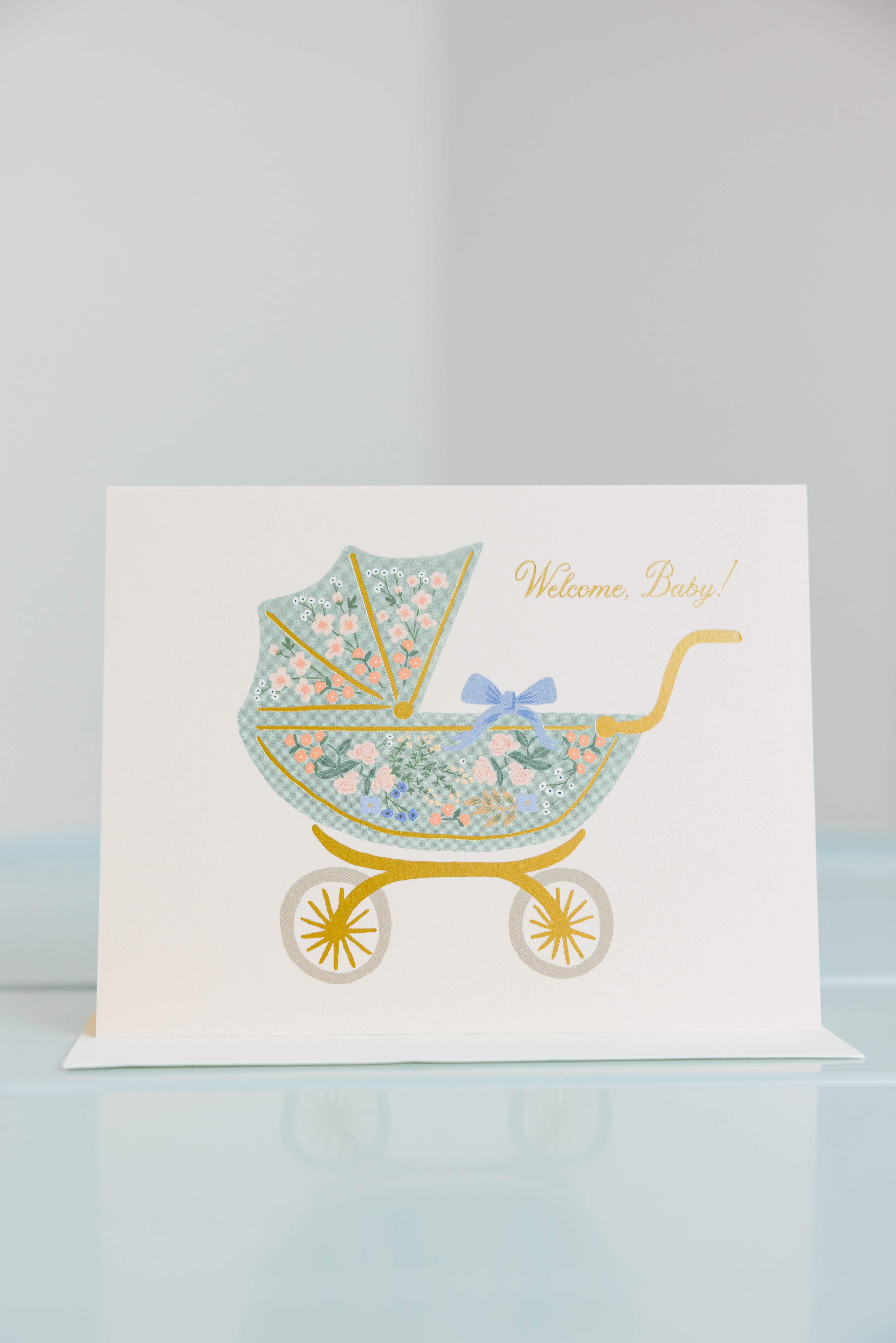 Floral Pram Card