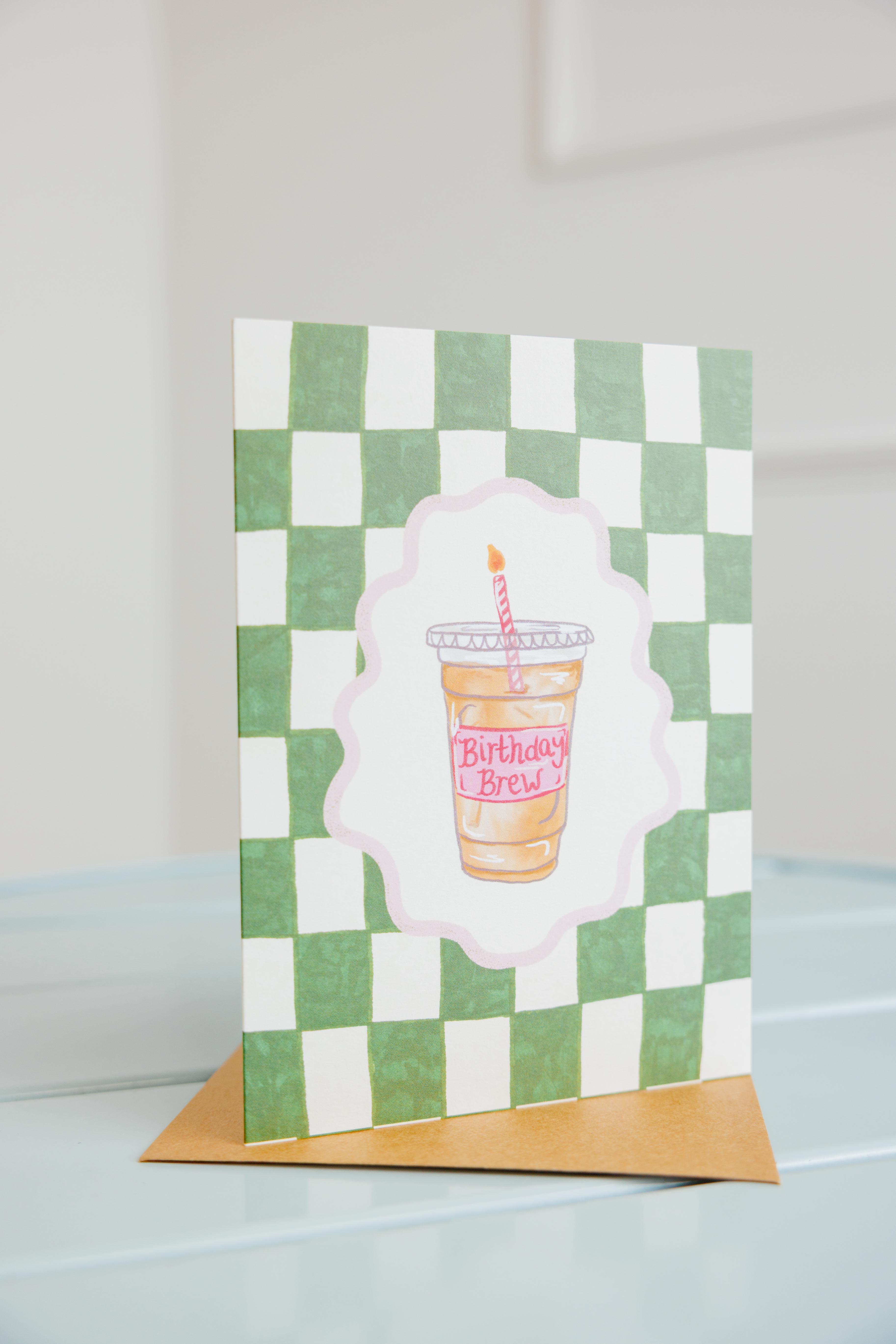 Brew Iced Coffee Card
