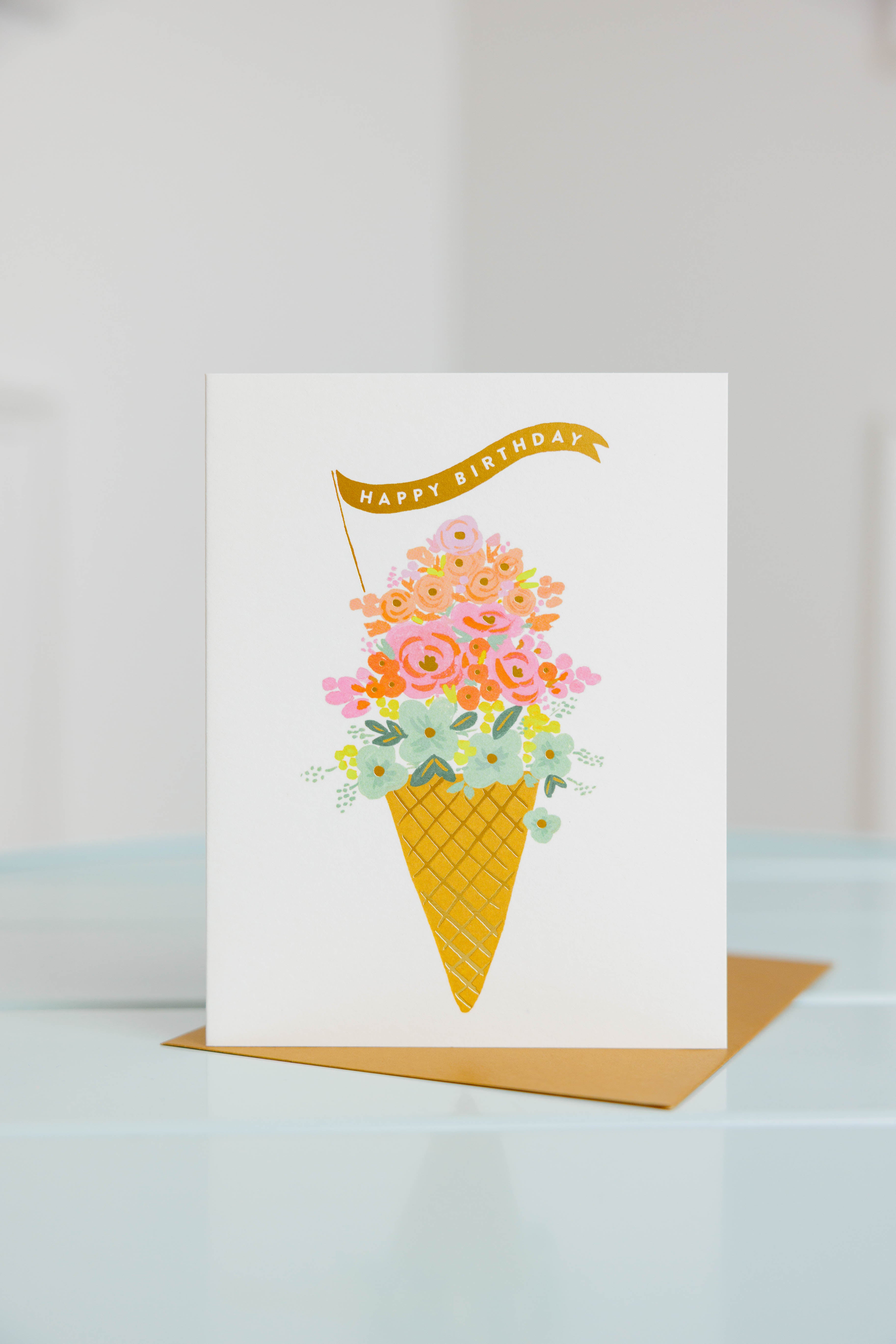 Ice Cream Birthday Card