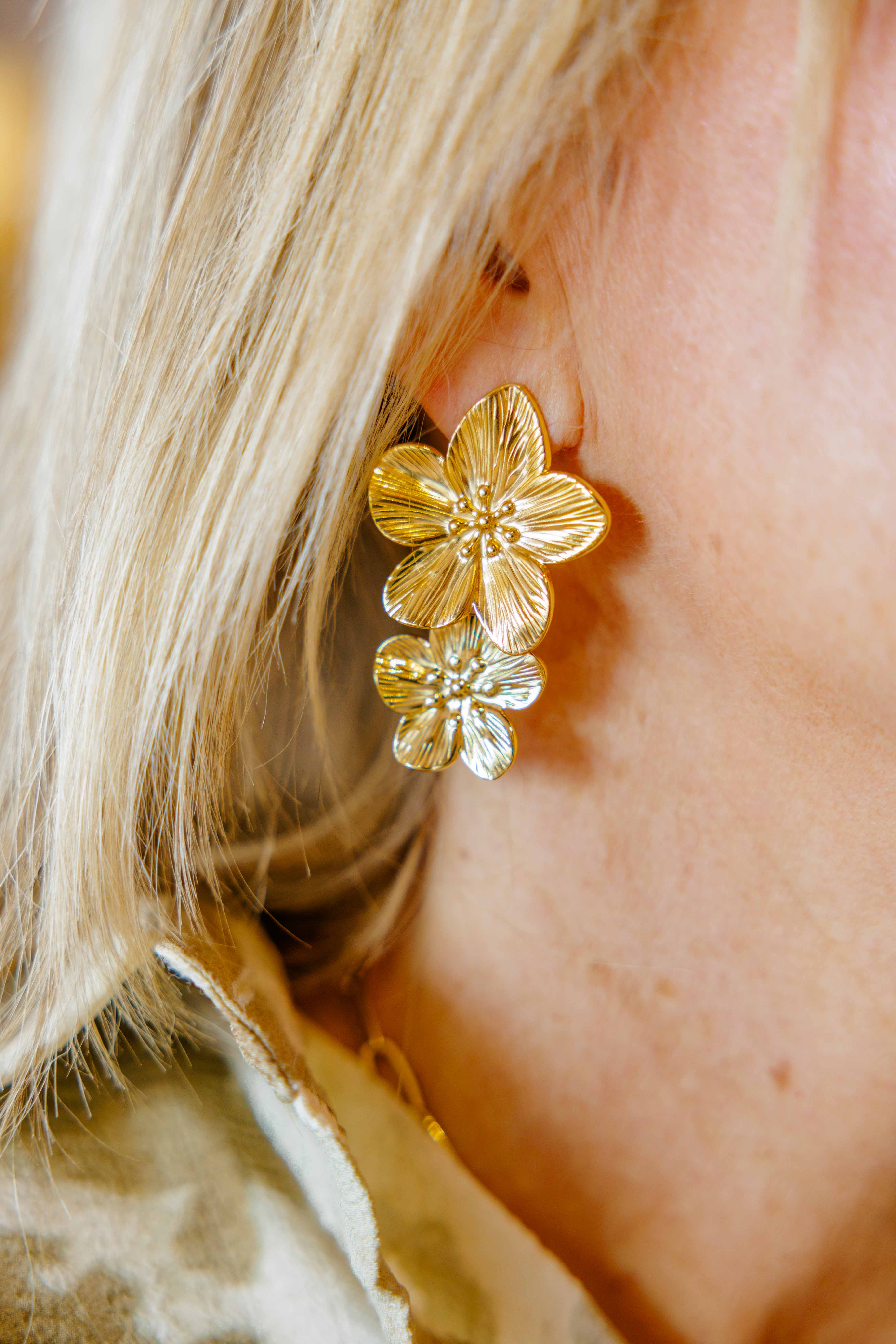 Ivy Flower Earrings