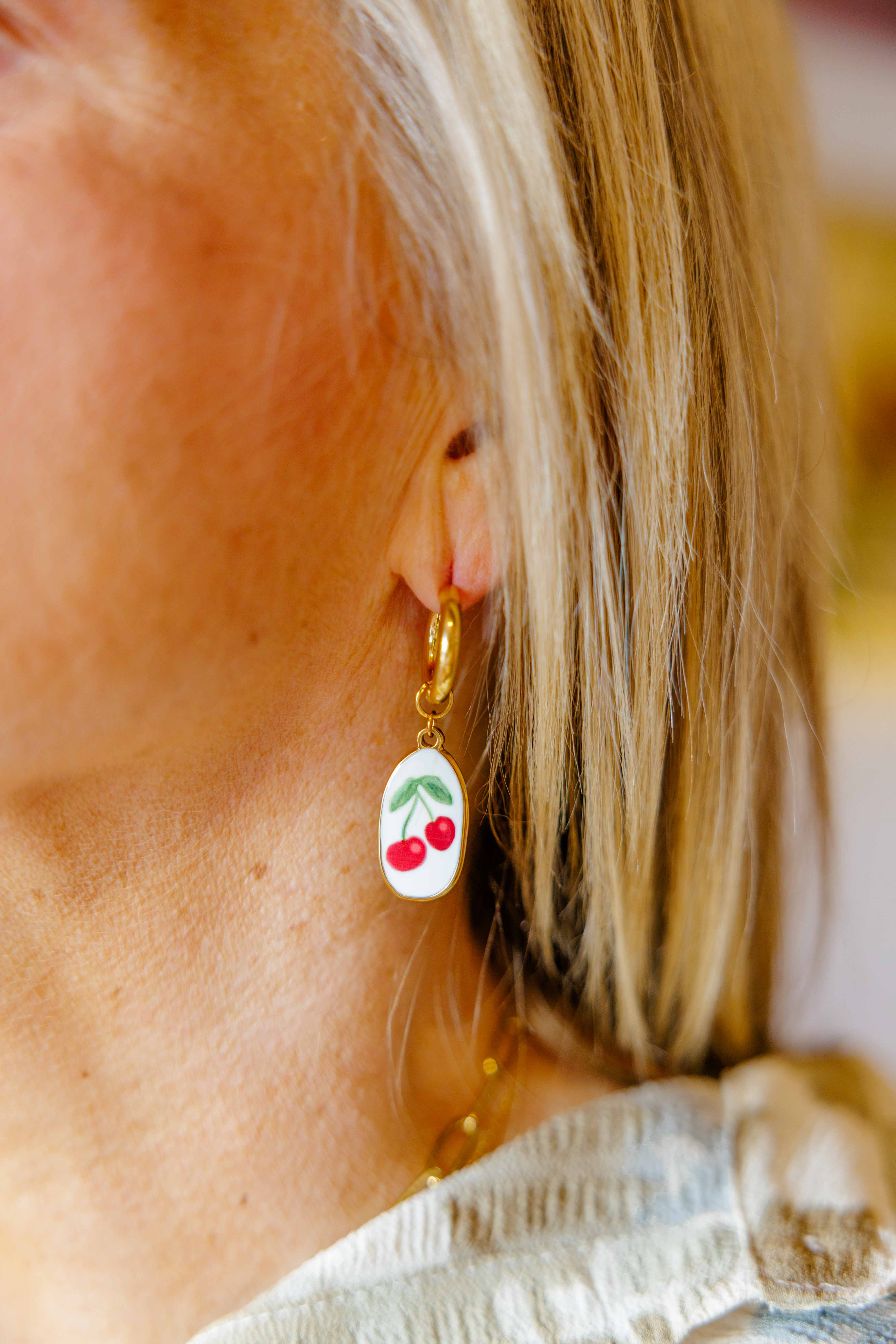 Larmes Cherry Earrings