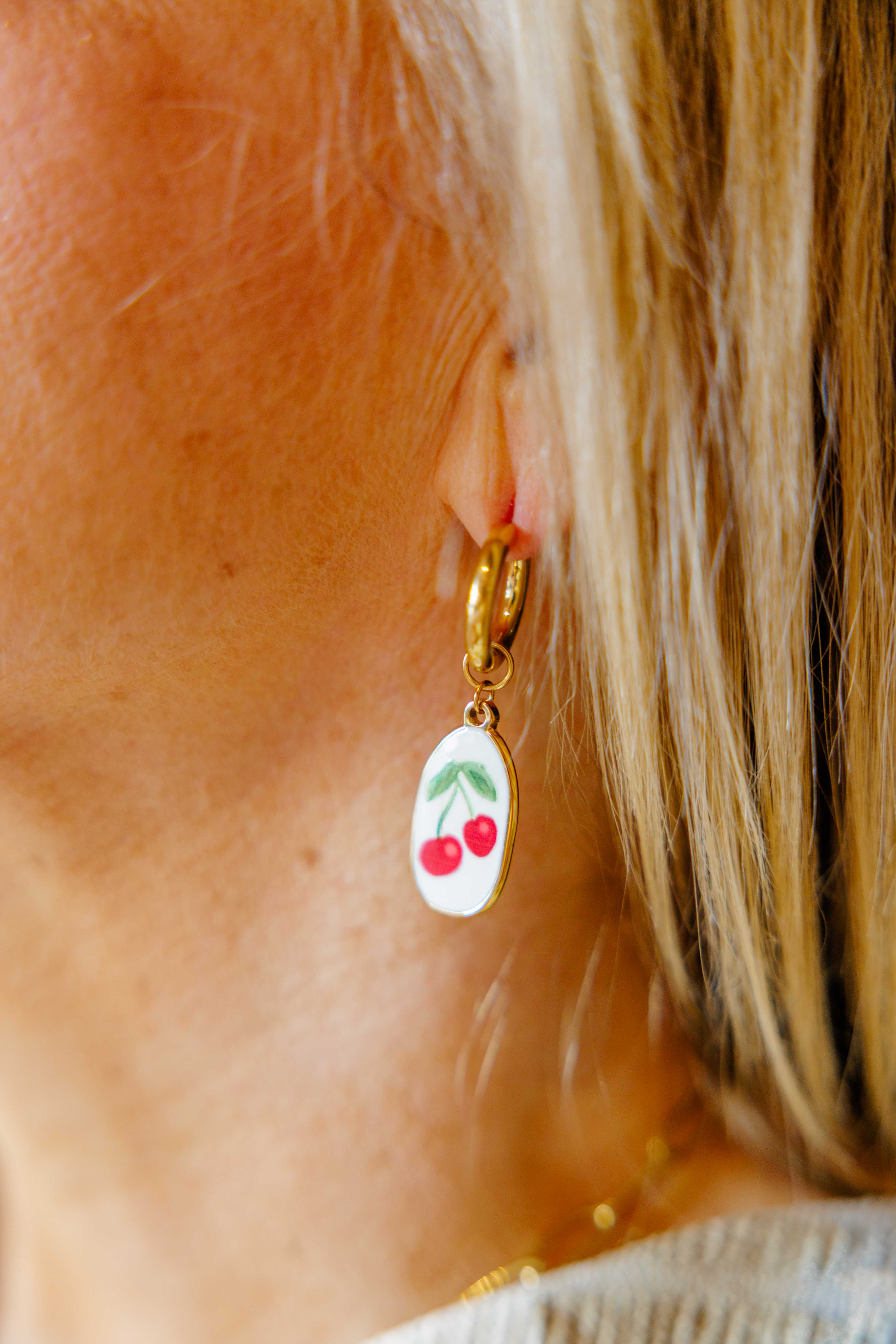 Larmes Cherry Earrings