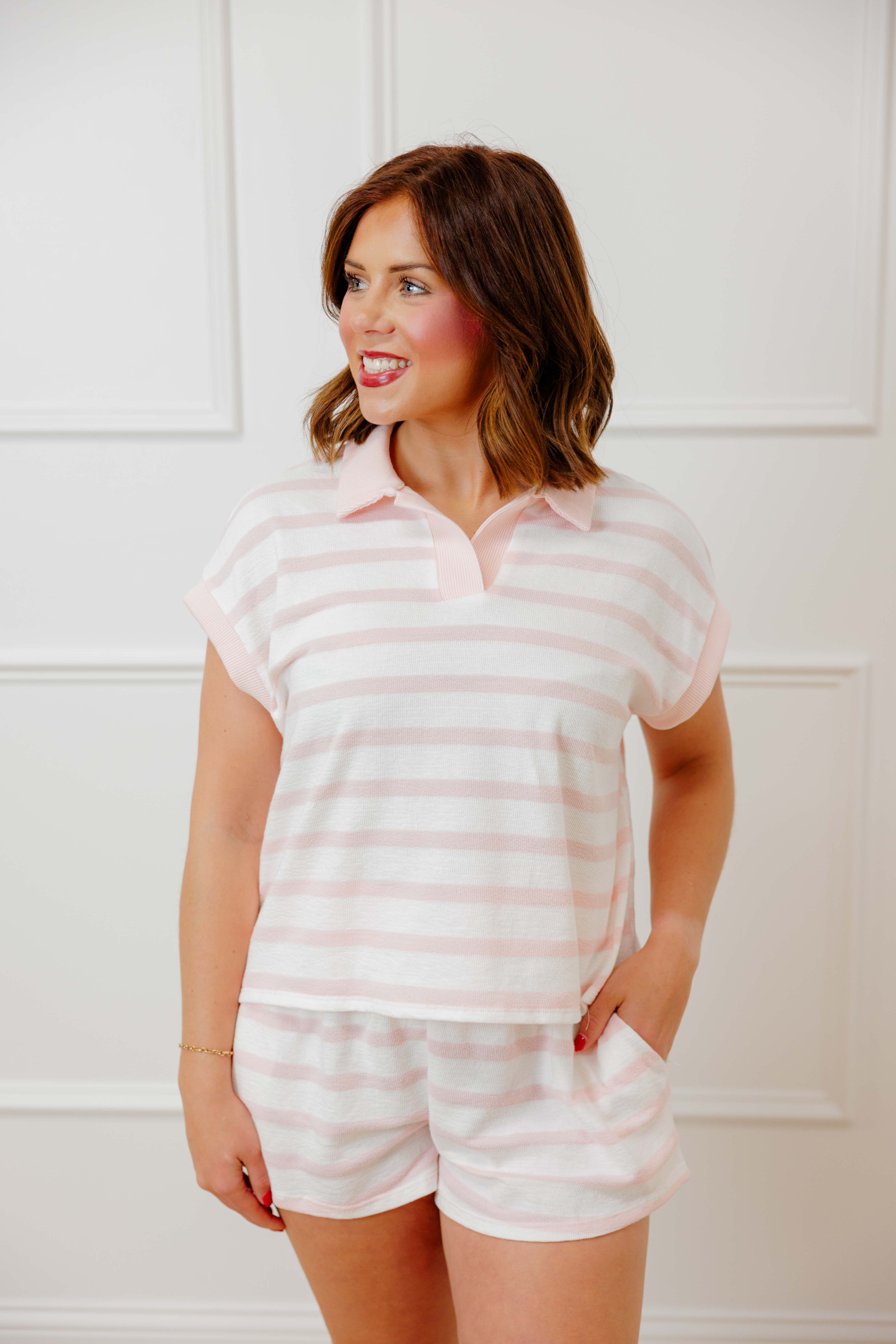Pink Sands Striped Set