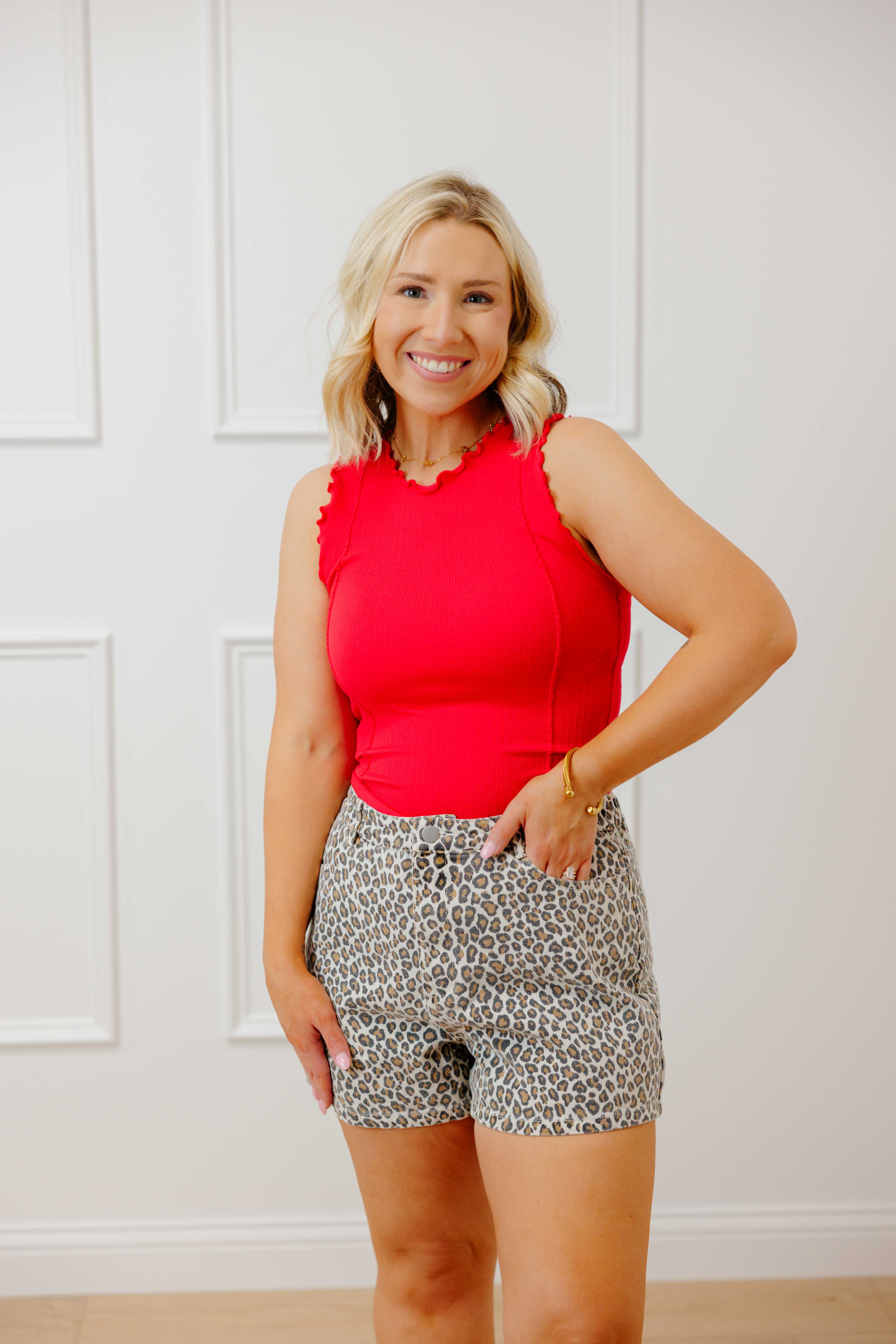 Leopard Print Shorts