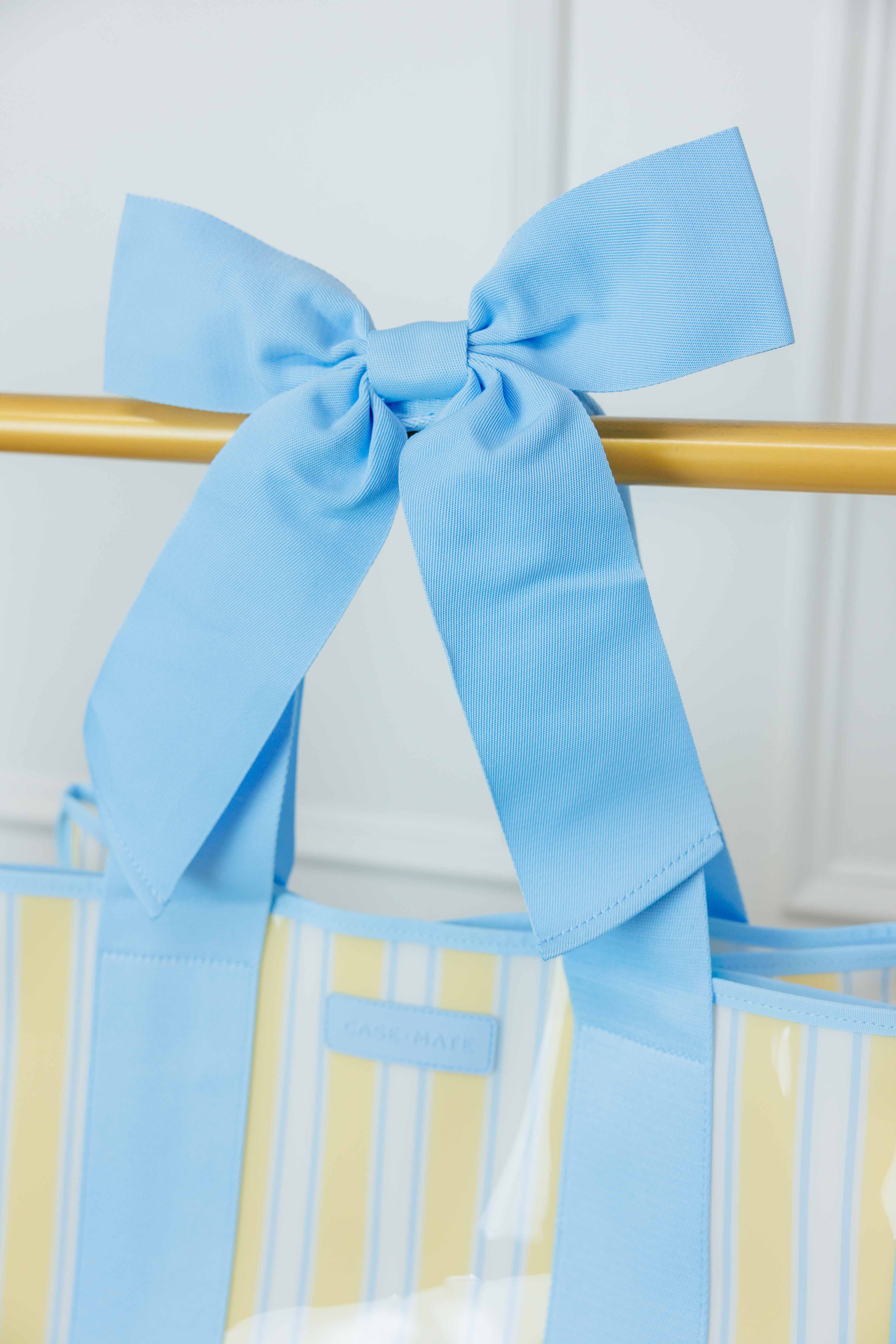 Cabana Stripe Bow Jelly Tote Bag