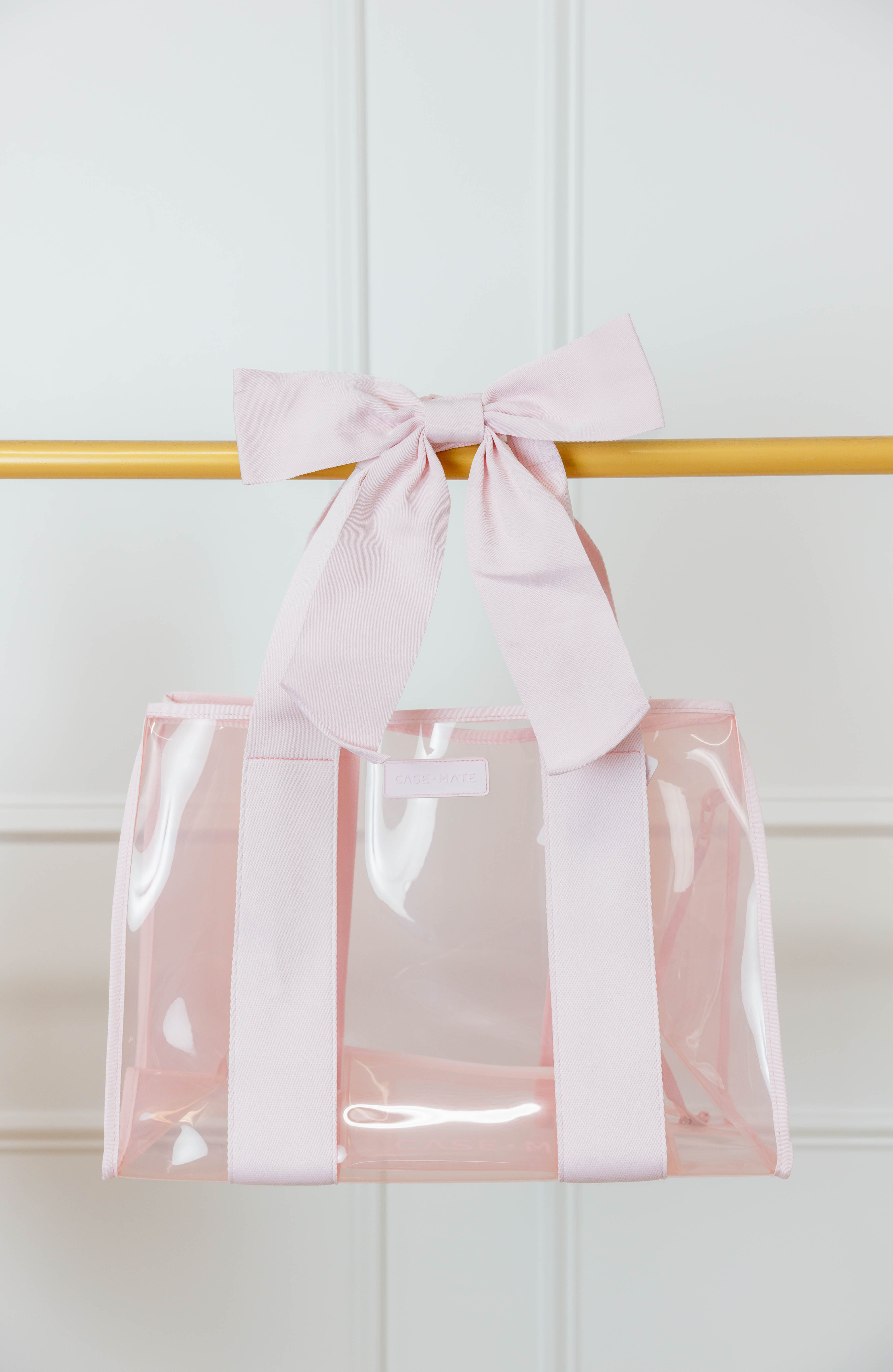 Ballet Pink Bow Jelly Tote Bag
