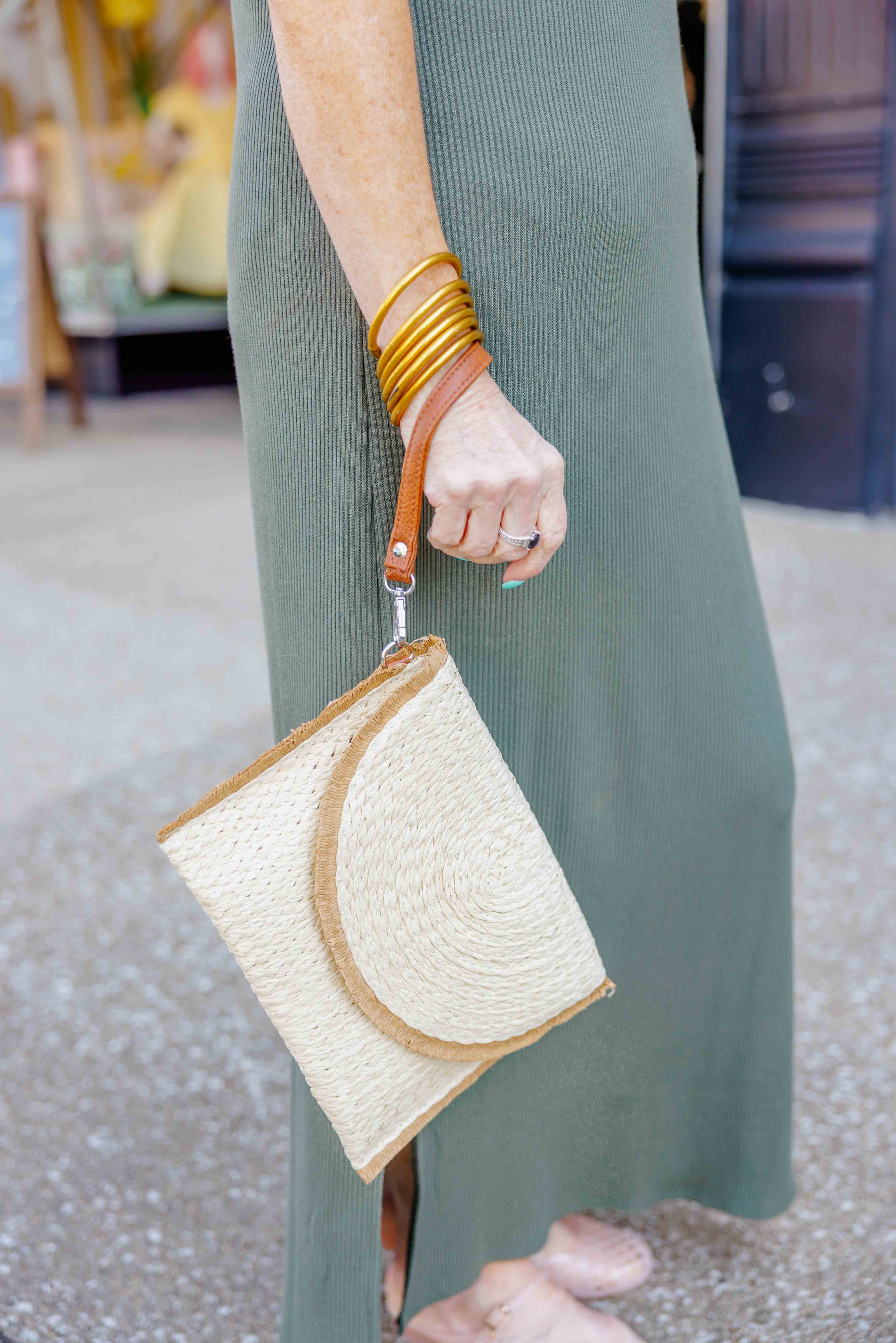 Coastal Weave Clutch Bag