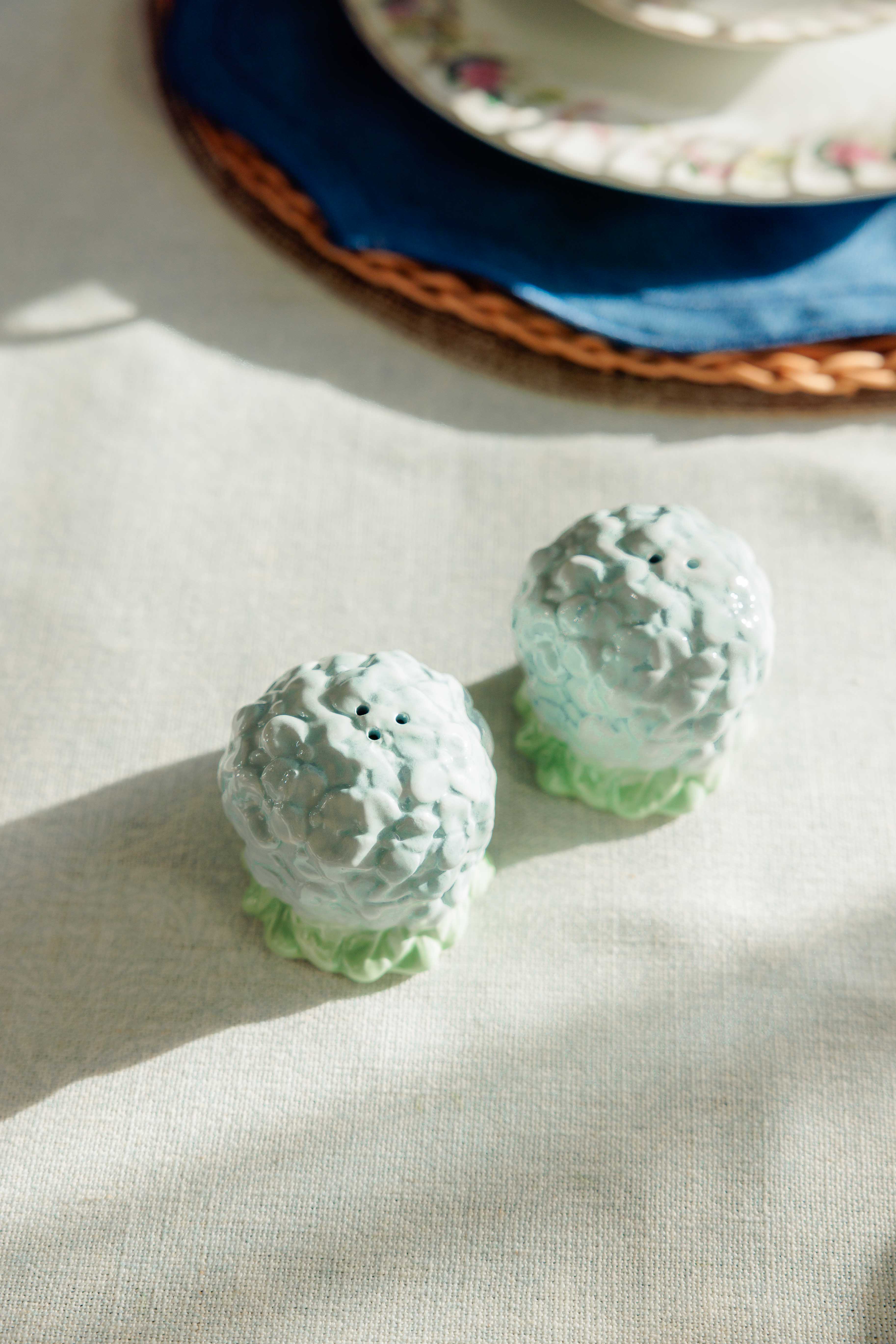 Hydrangea Salt & Pepper Shakers
