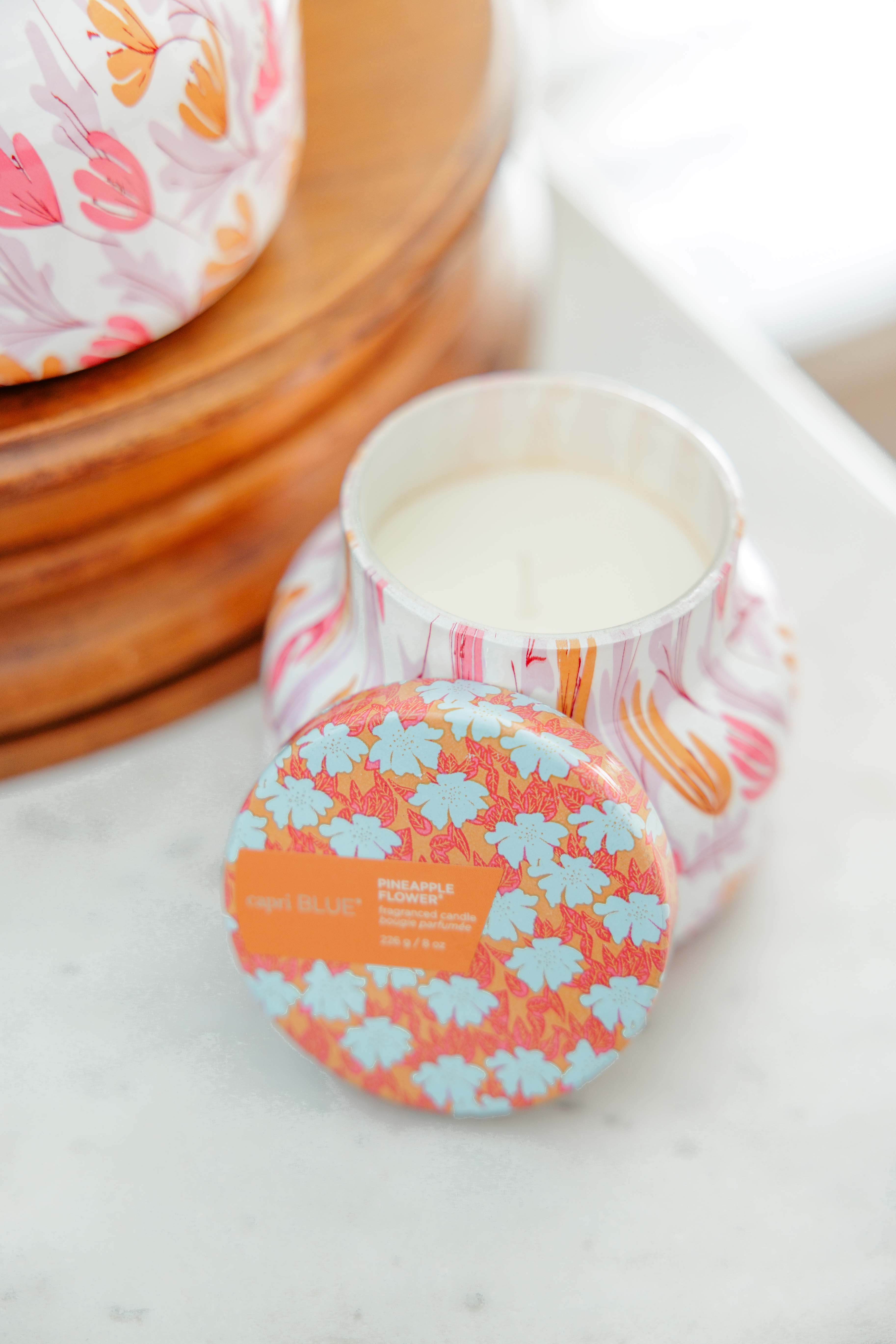 Pineapple Flower Pattern Play Candle