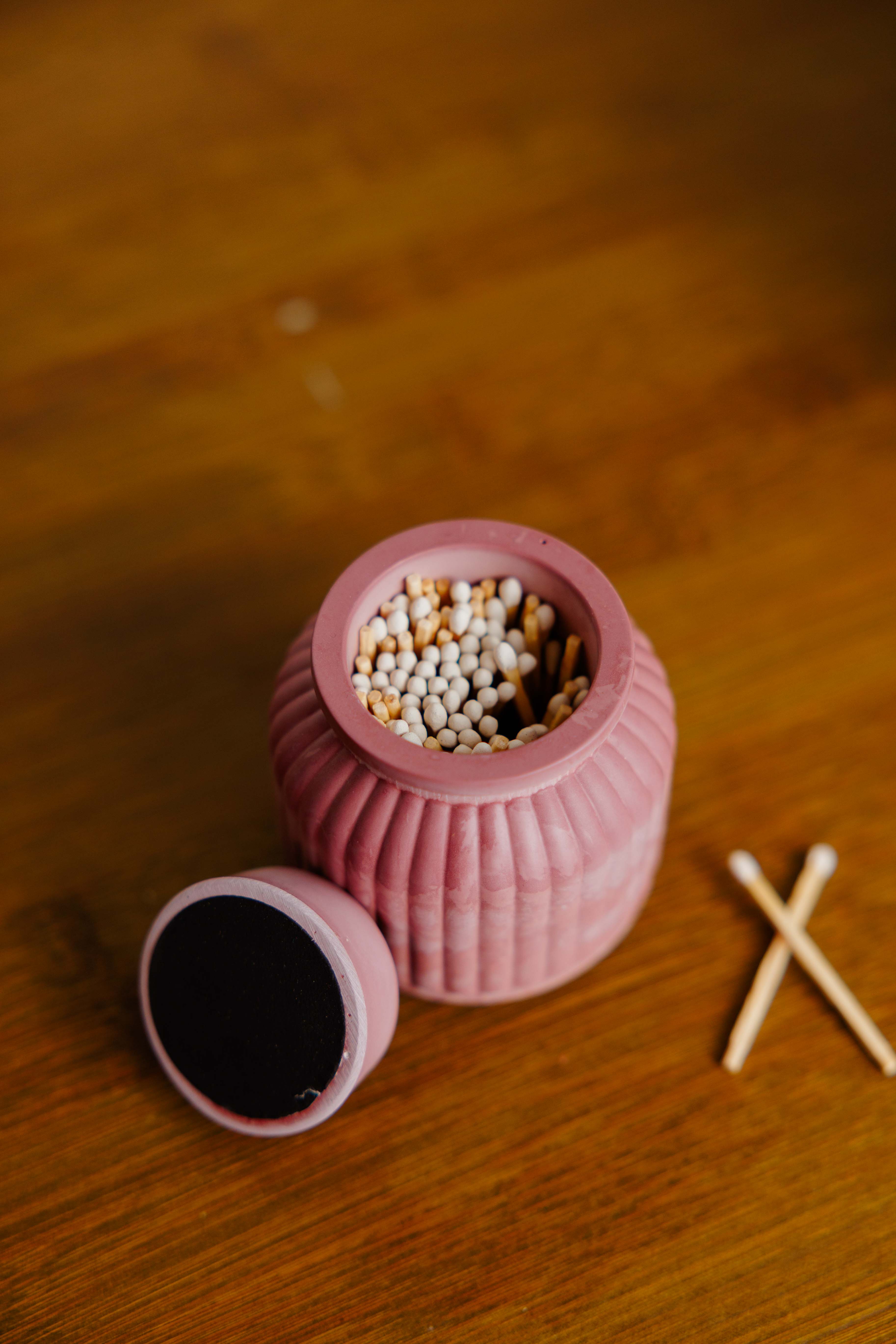 Concrete Match Holder