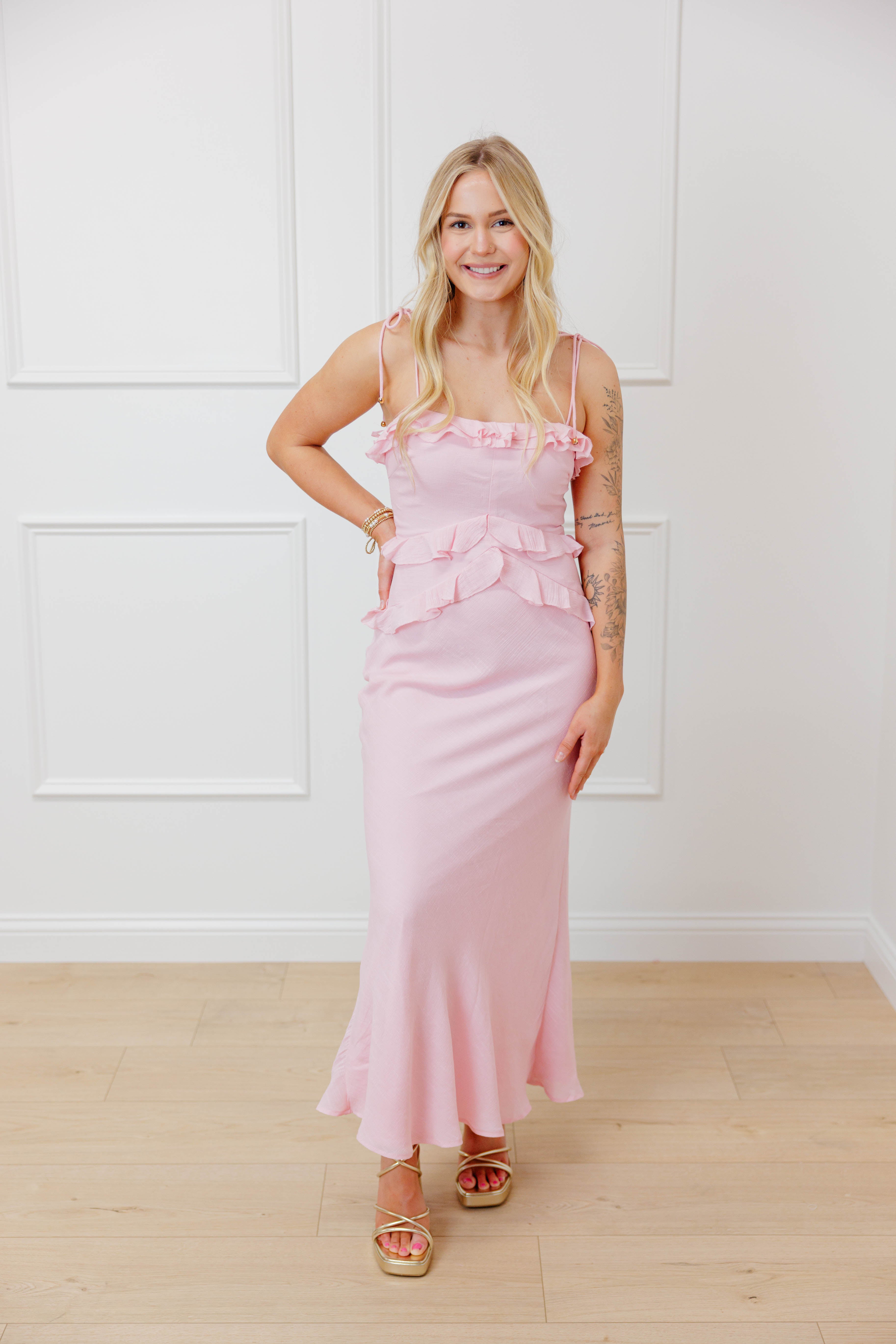 Pink Polly Maxi Dress