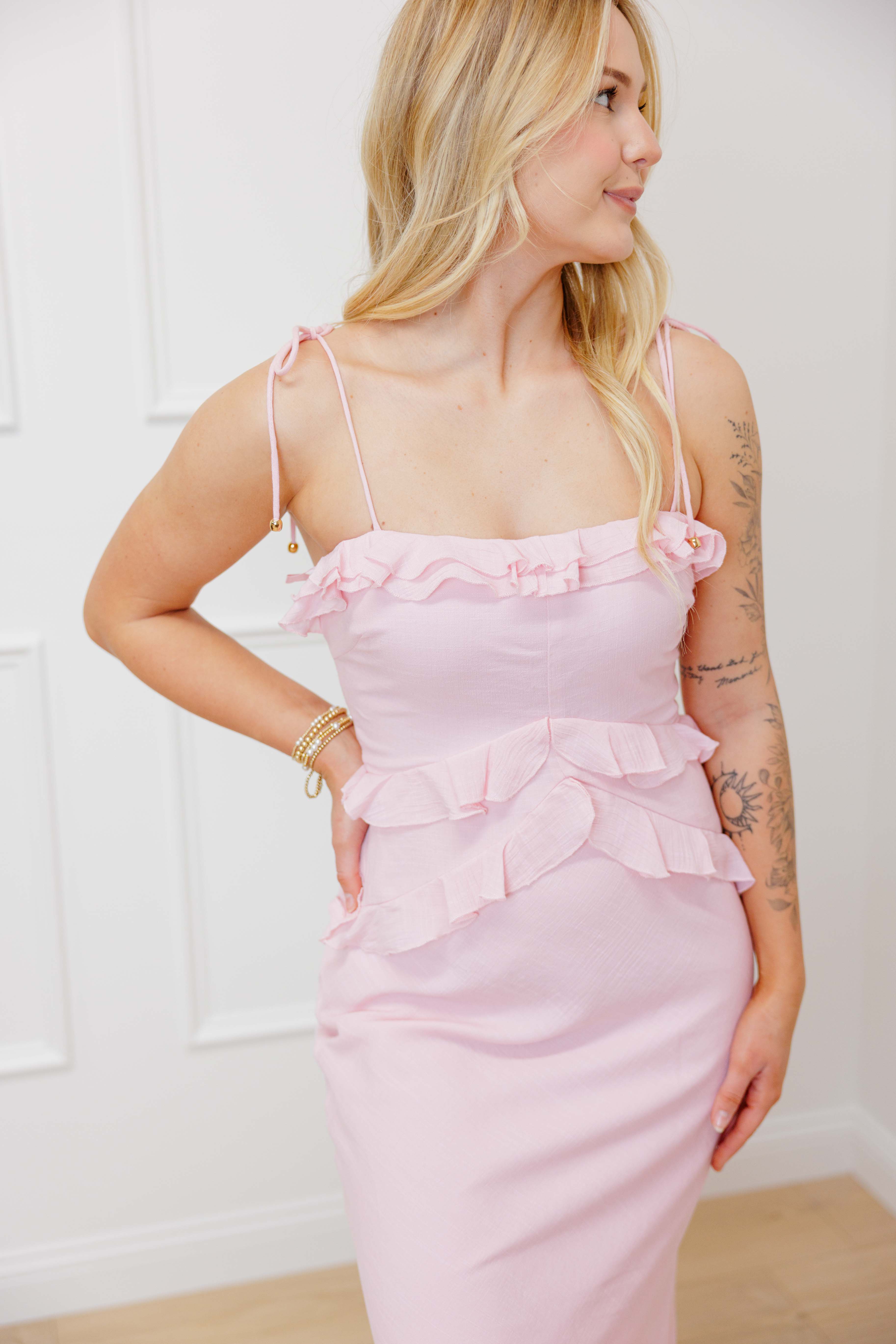 Pink Polly Maxi Dress