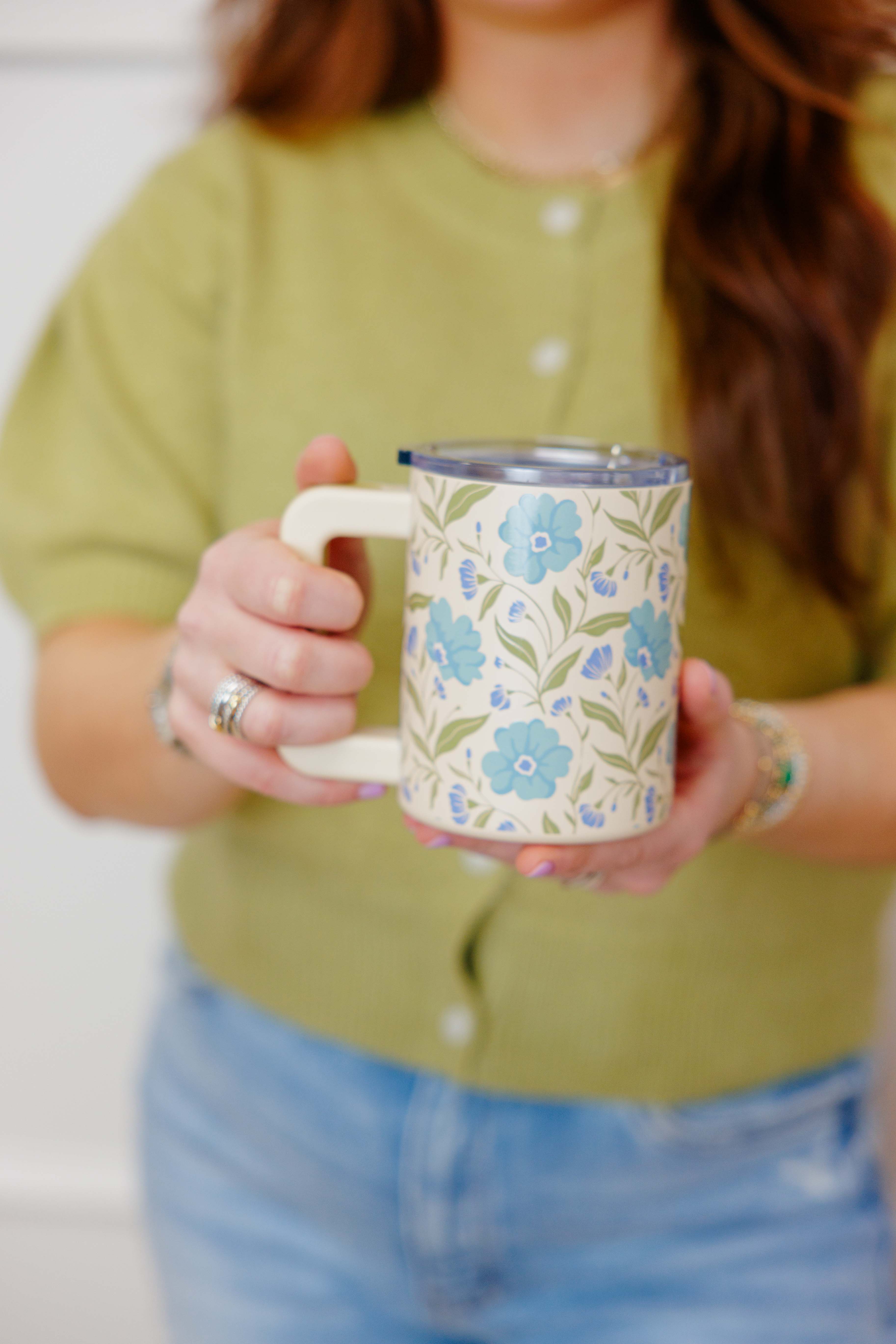 Poppin Petals Insulated Mug