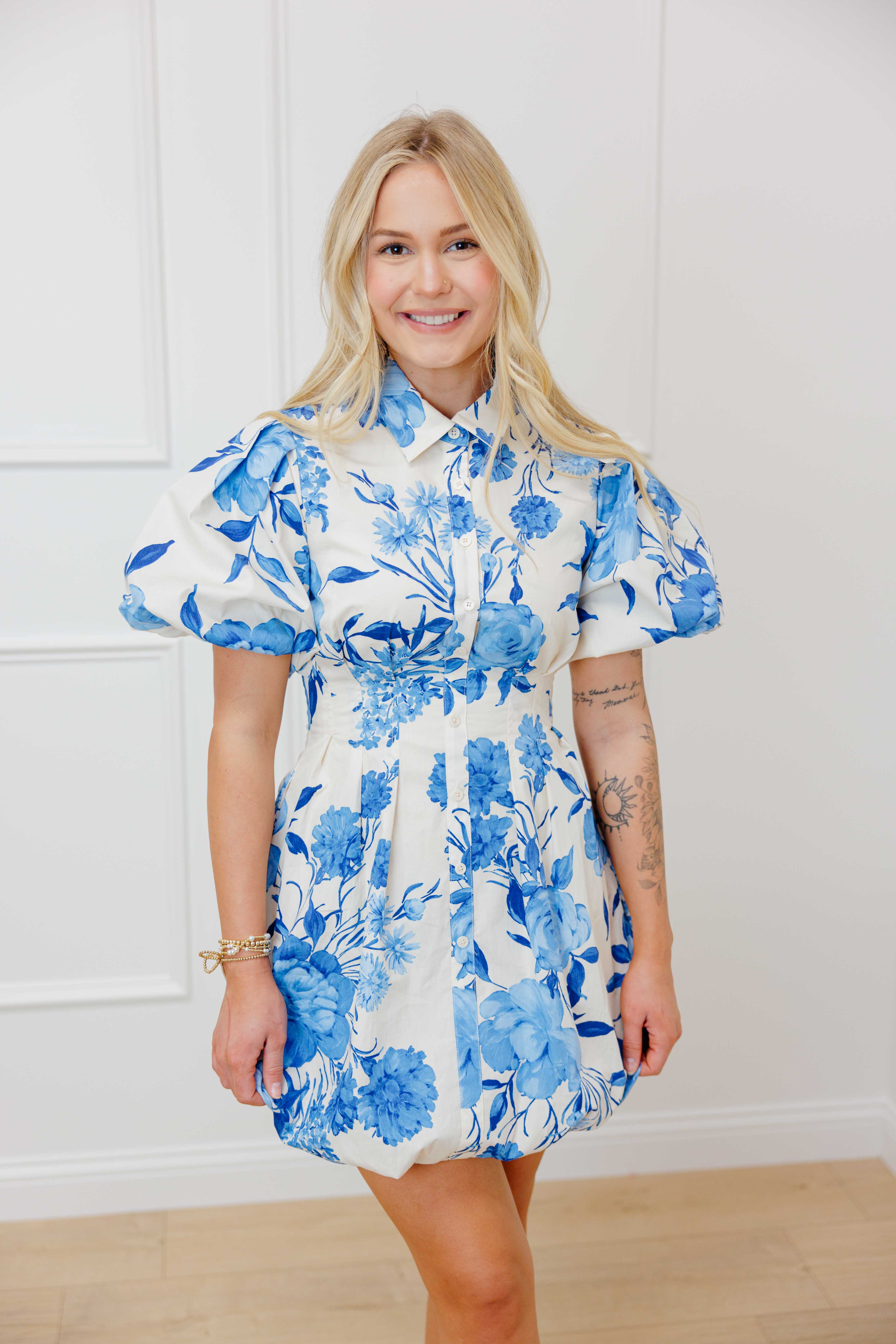 Tess Floral Bubble Dress