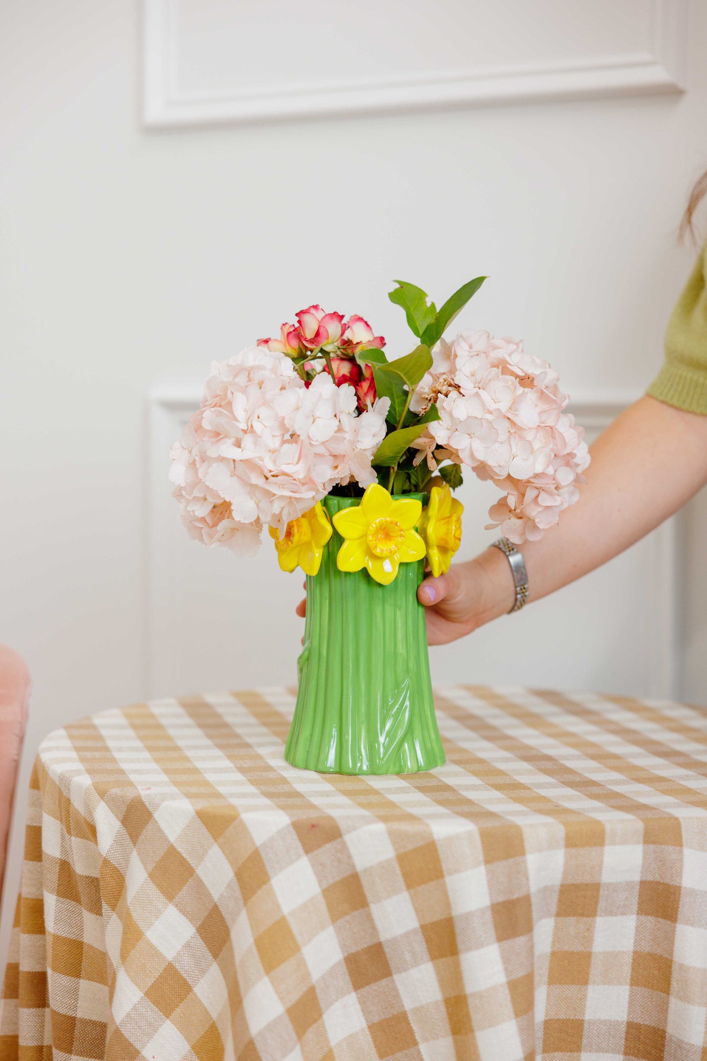 Yellow Daffodil Vase