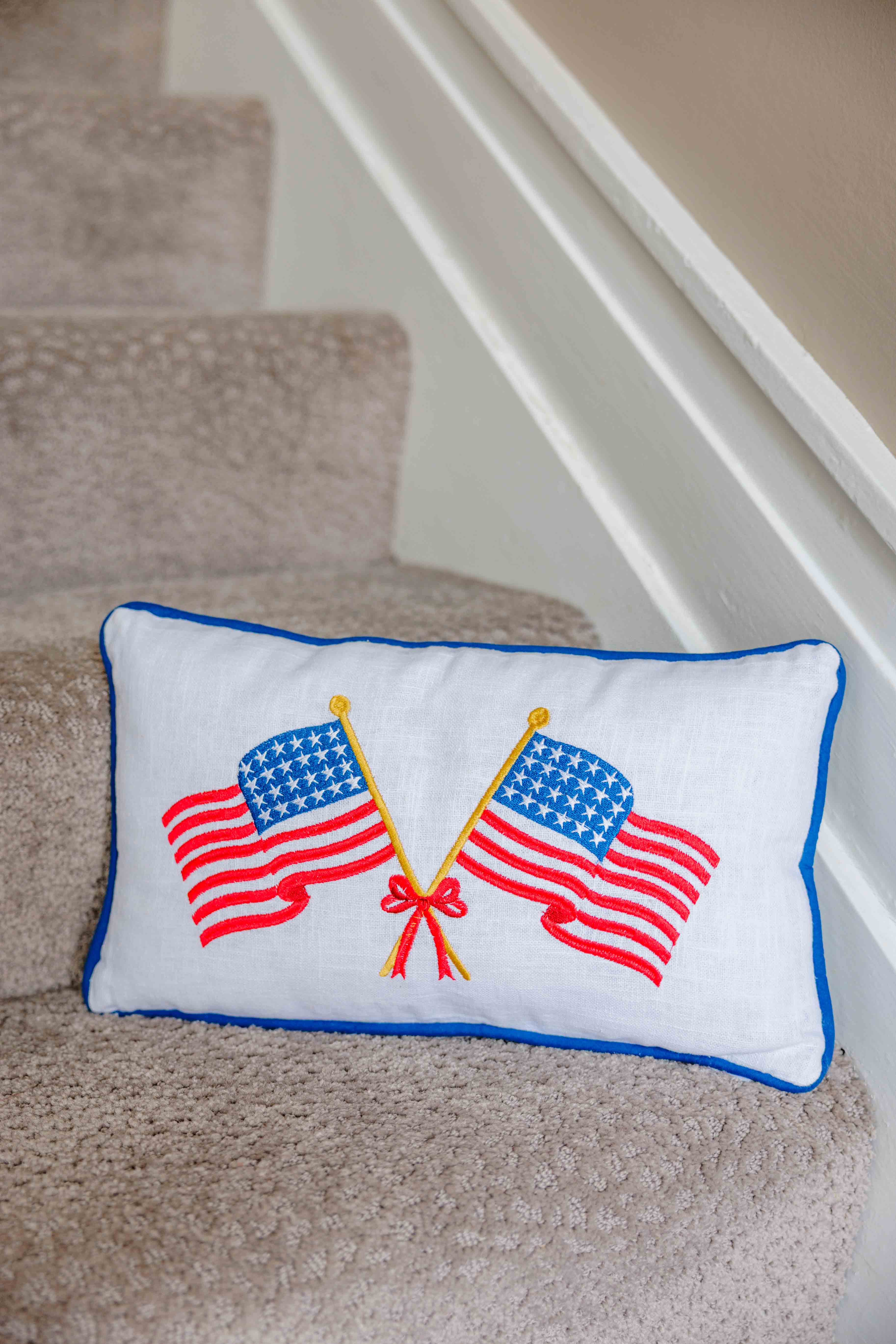 Crossed Flags Pillow