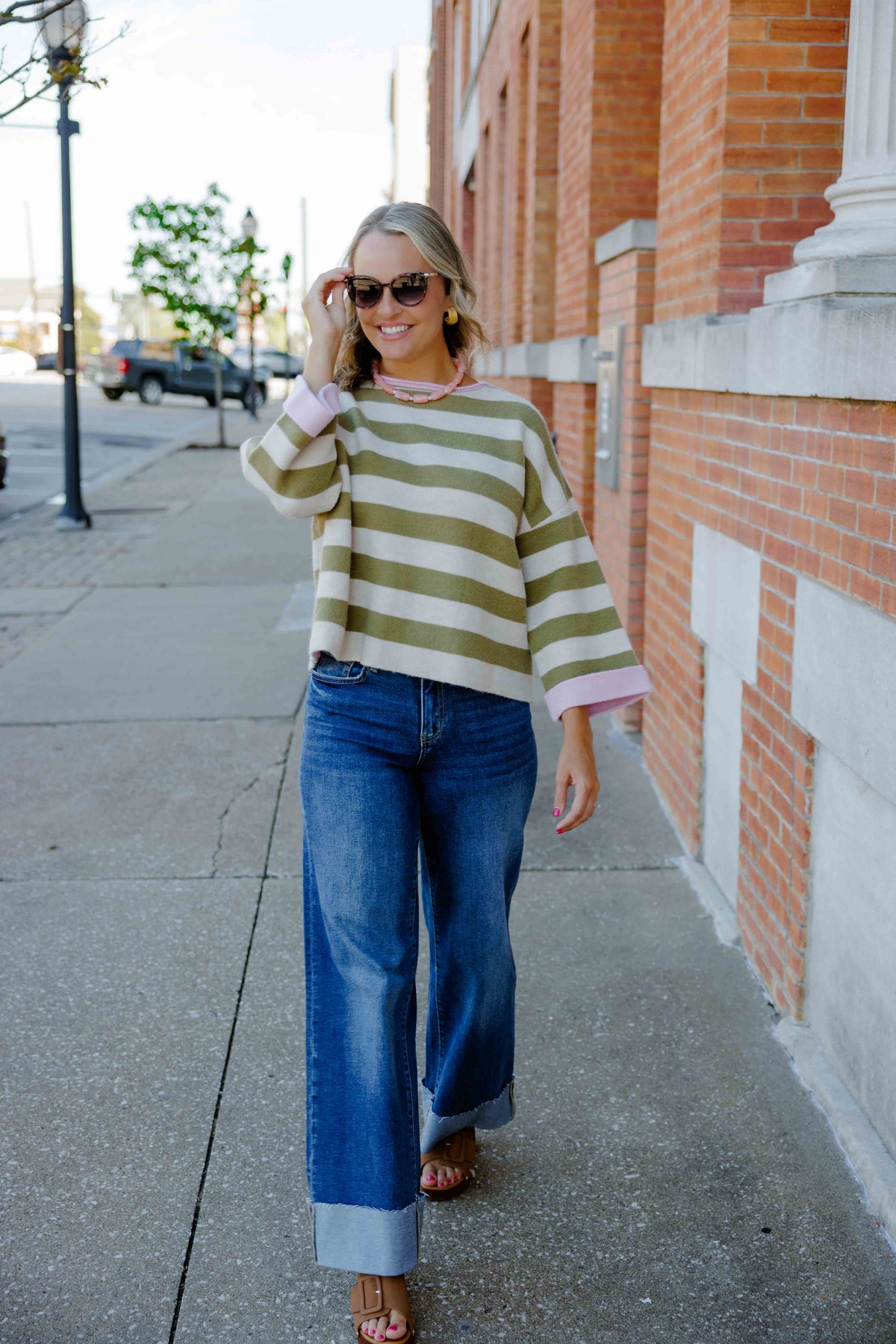 Olive Two Of A Kind Reversible Sweater