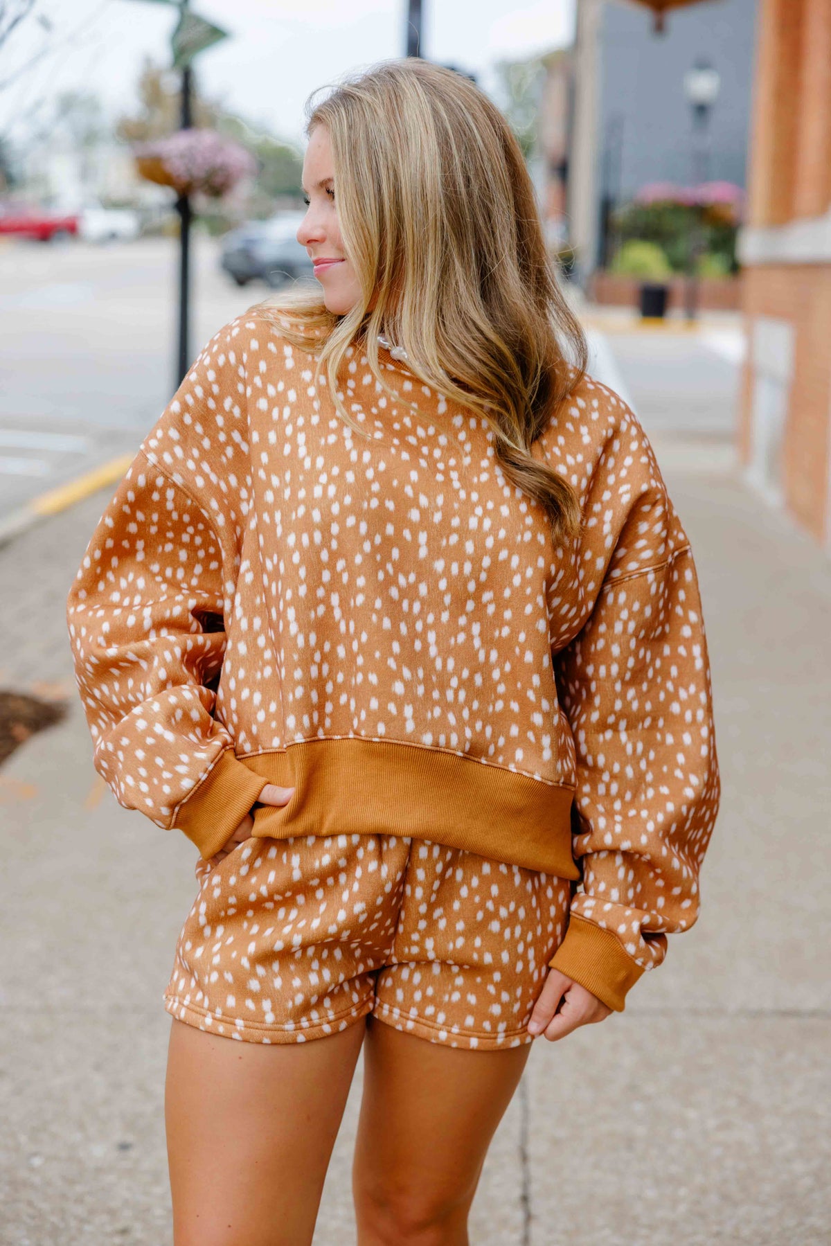 Fawn Lounge Short Set