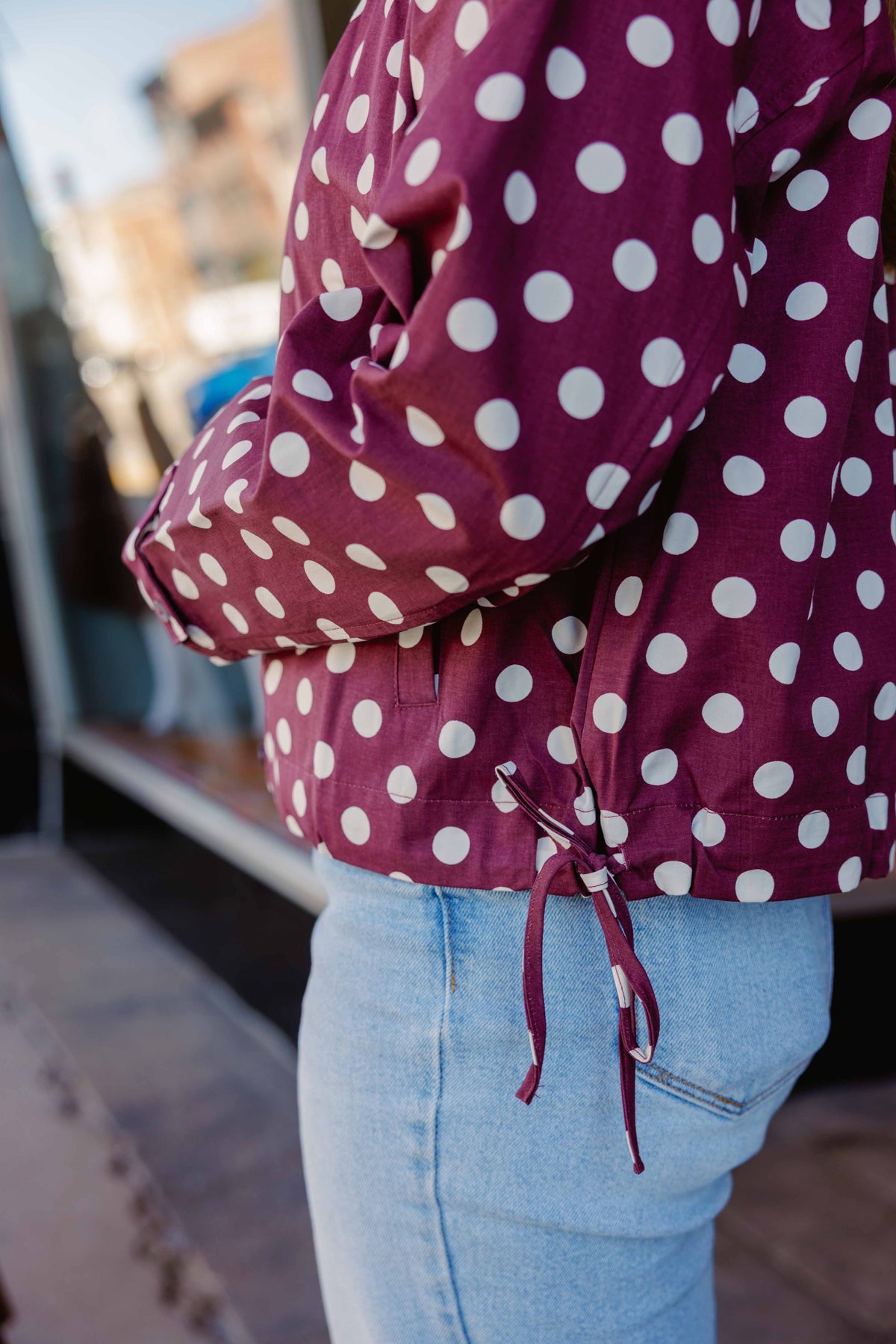 Merlot Dot Jacket