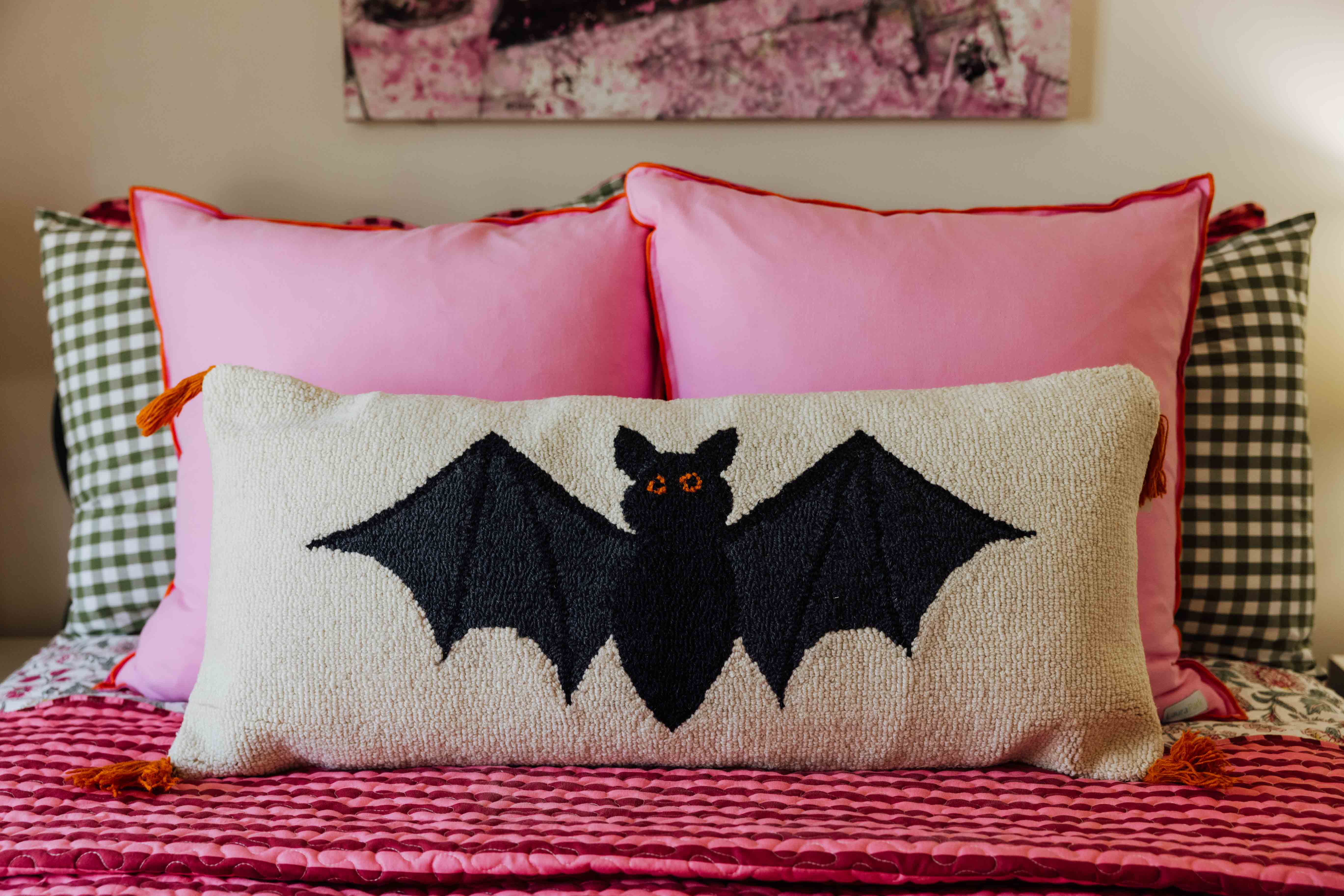 Bat Hook Pillow