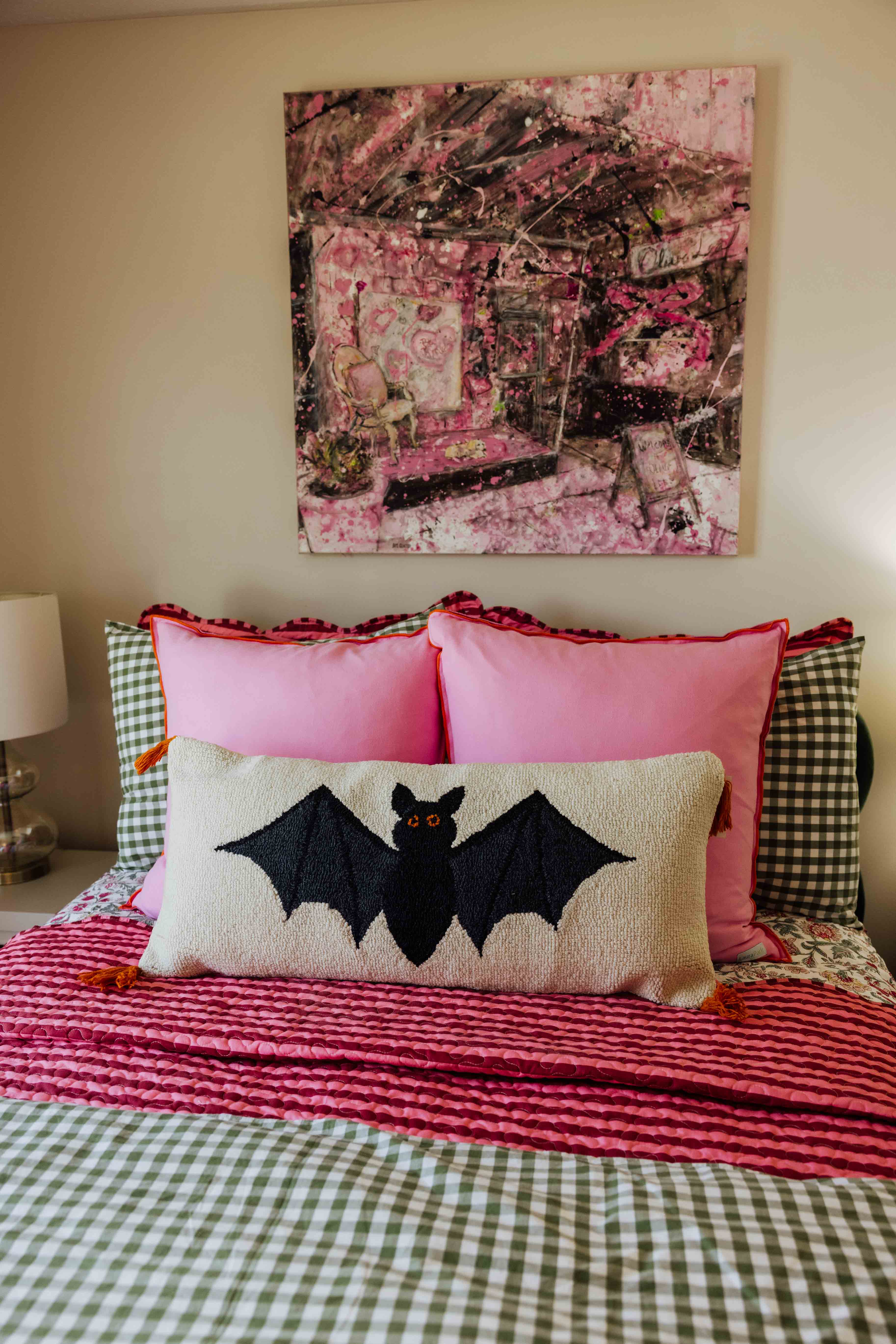 Bat Hook Pillow