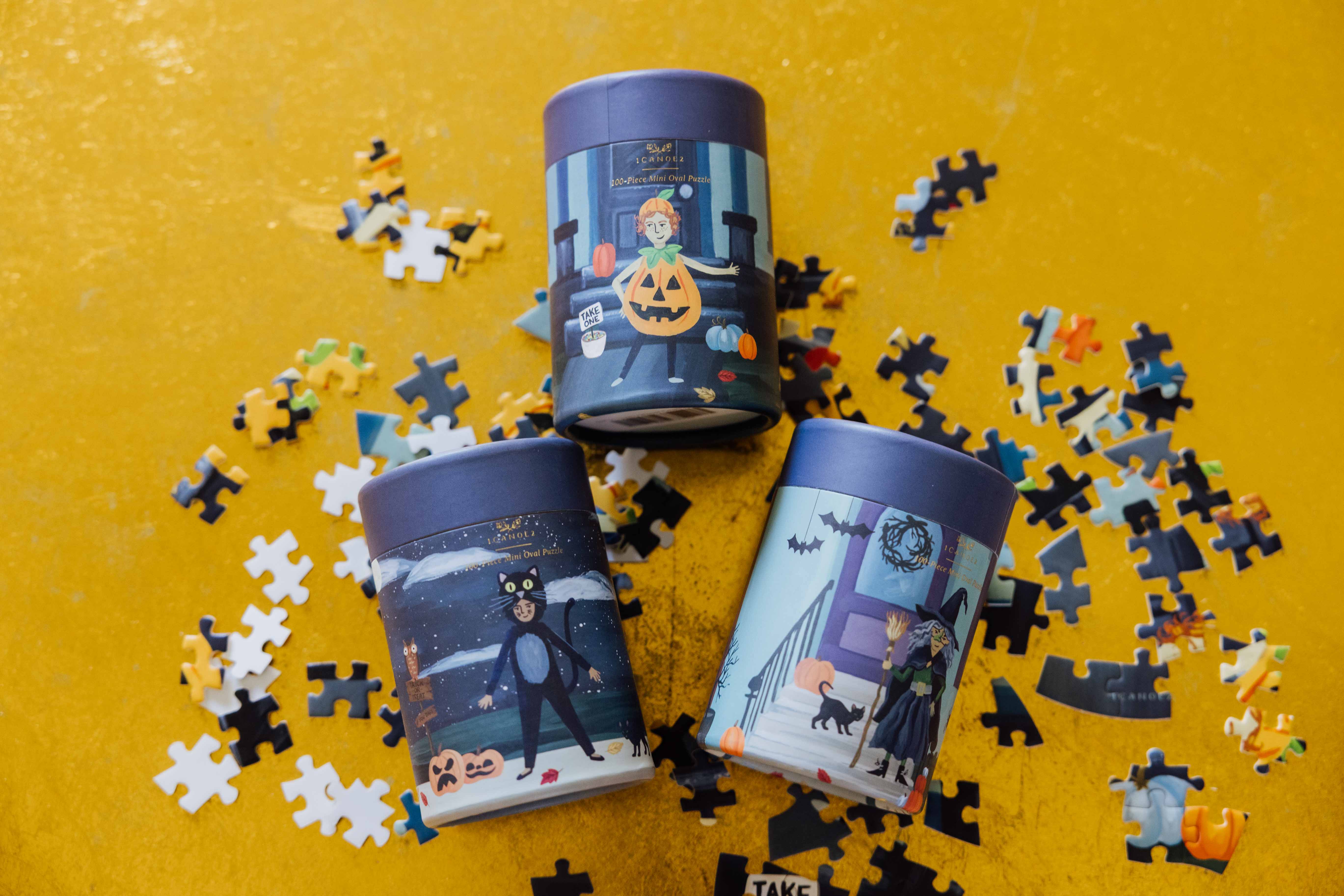 Trick-Or-Treaters 100 Piece Halloween Mini Puzzle