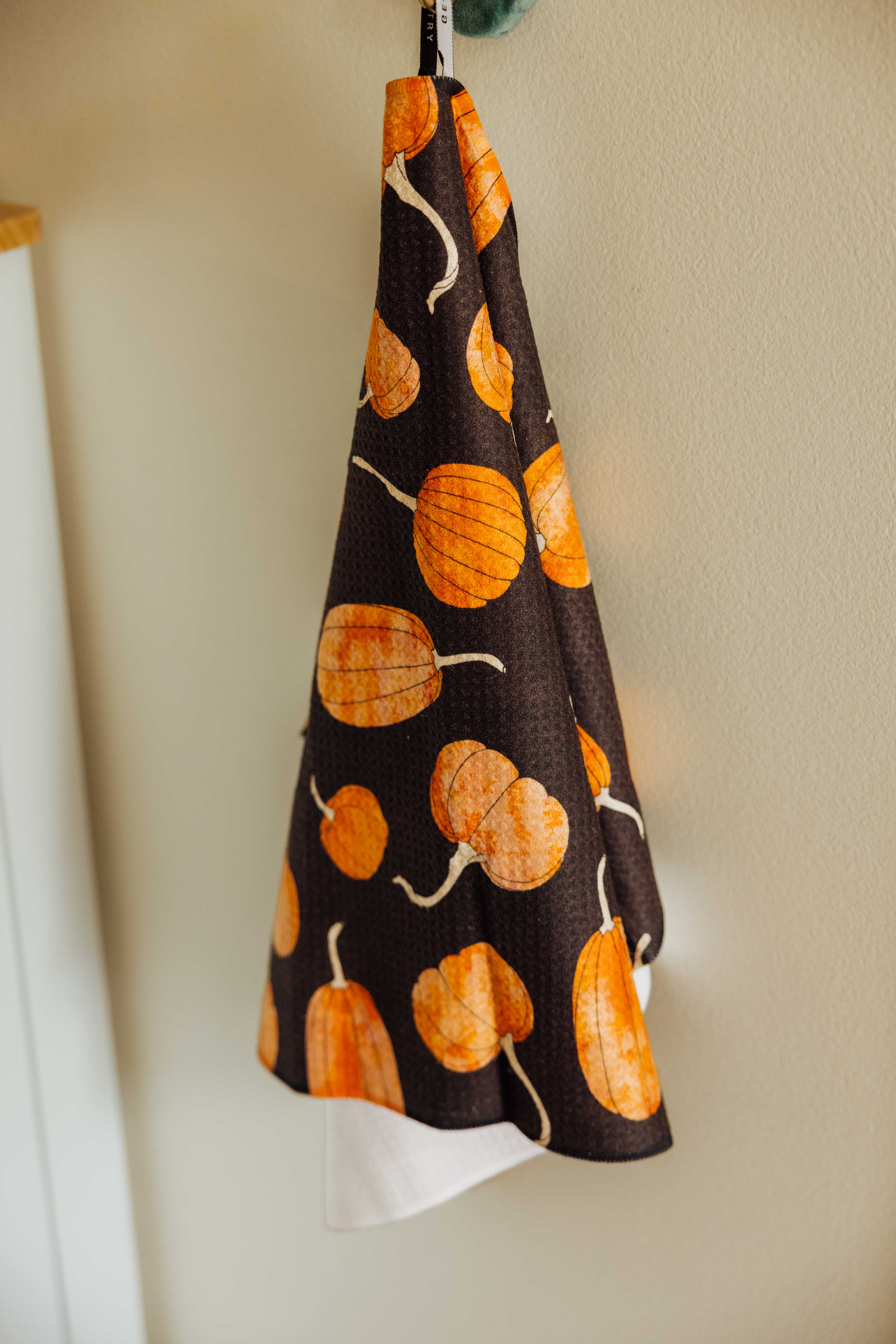 Pumpkin Hollow Geometry Tea Towel