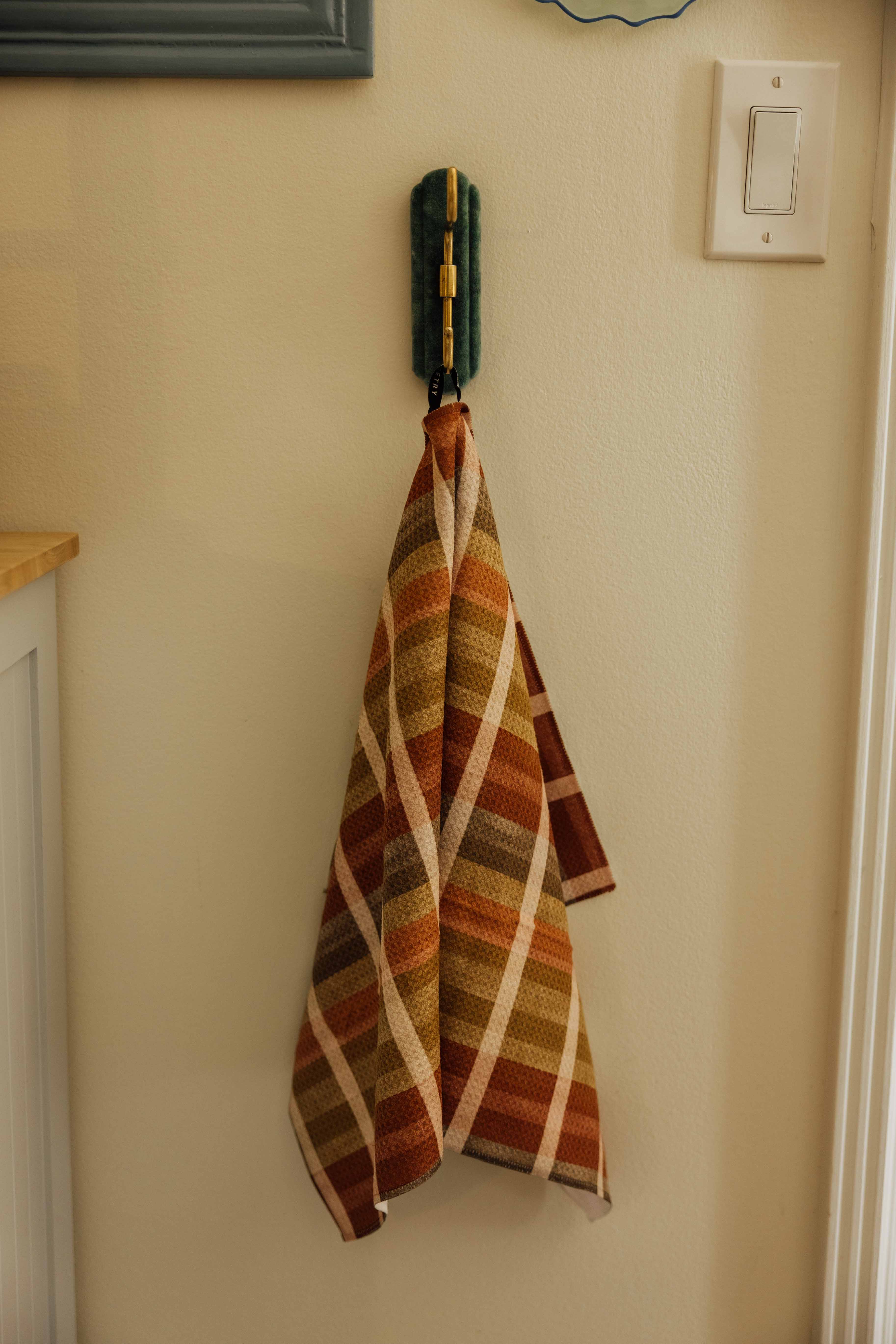 Fall Harvest Stripes Tea Towel