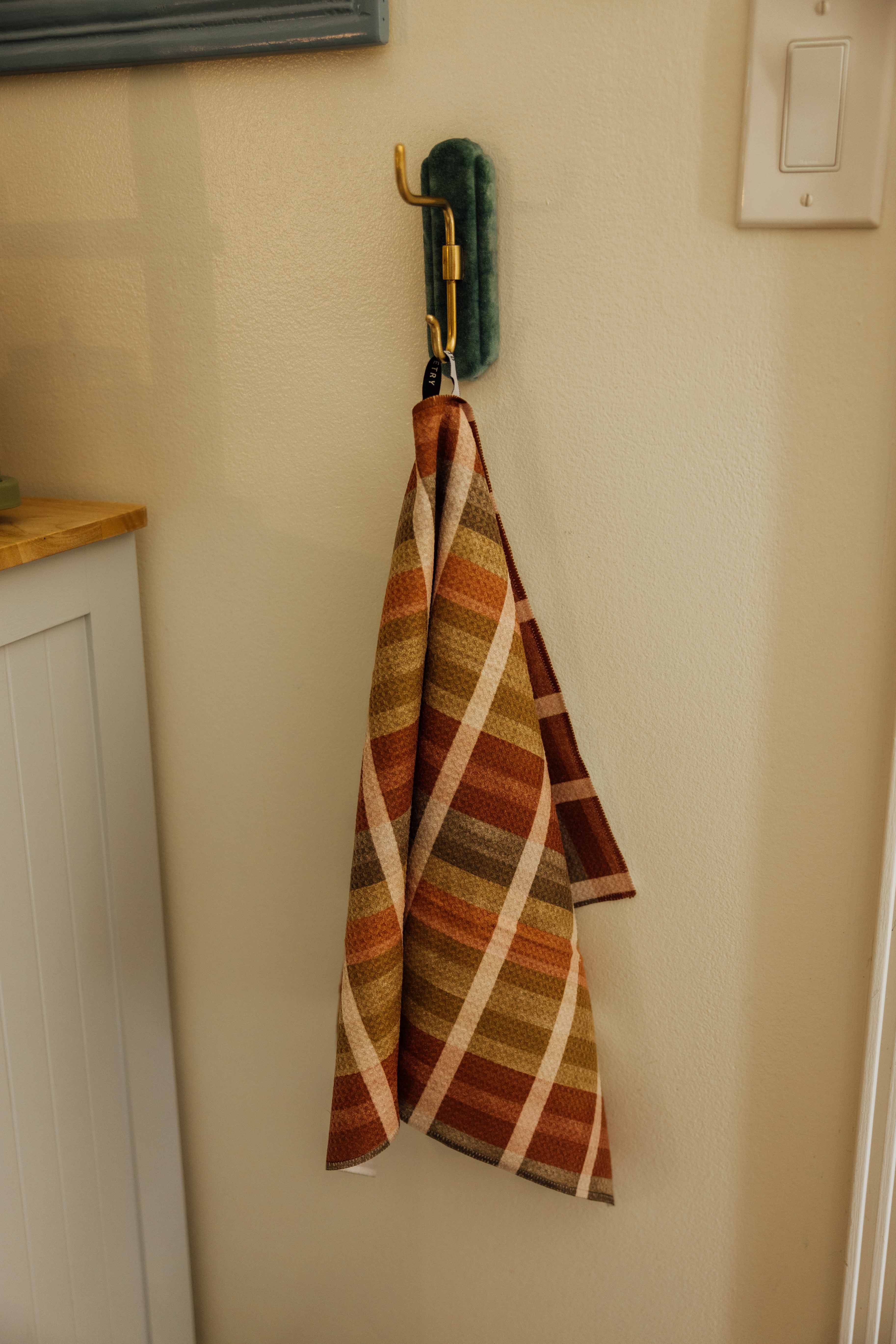 Fall Harvest Stripes Tea Towel