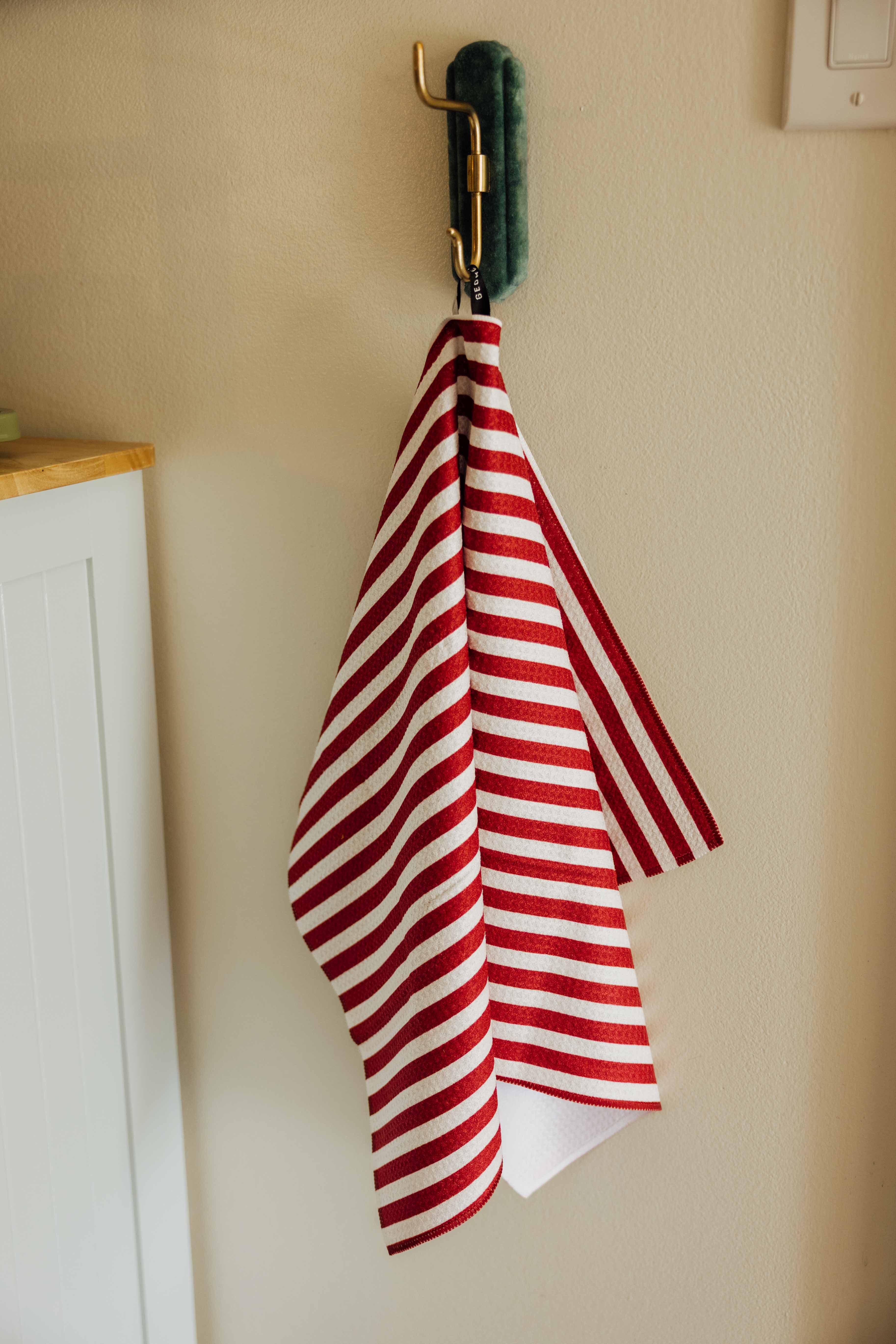 Ribbon Red Tea Towel