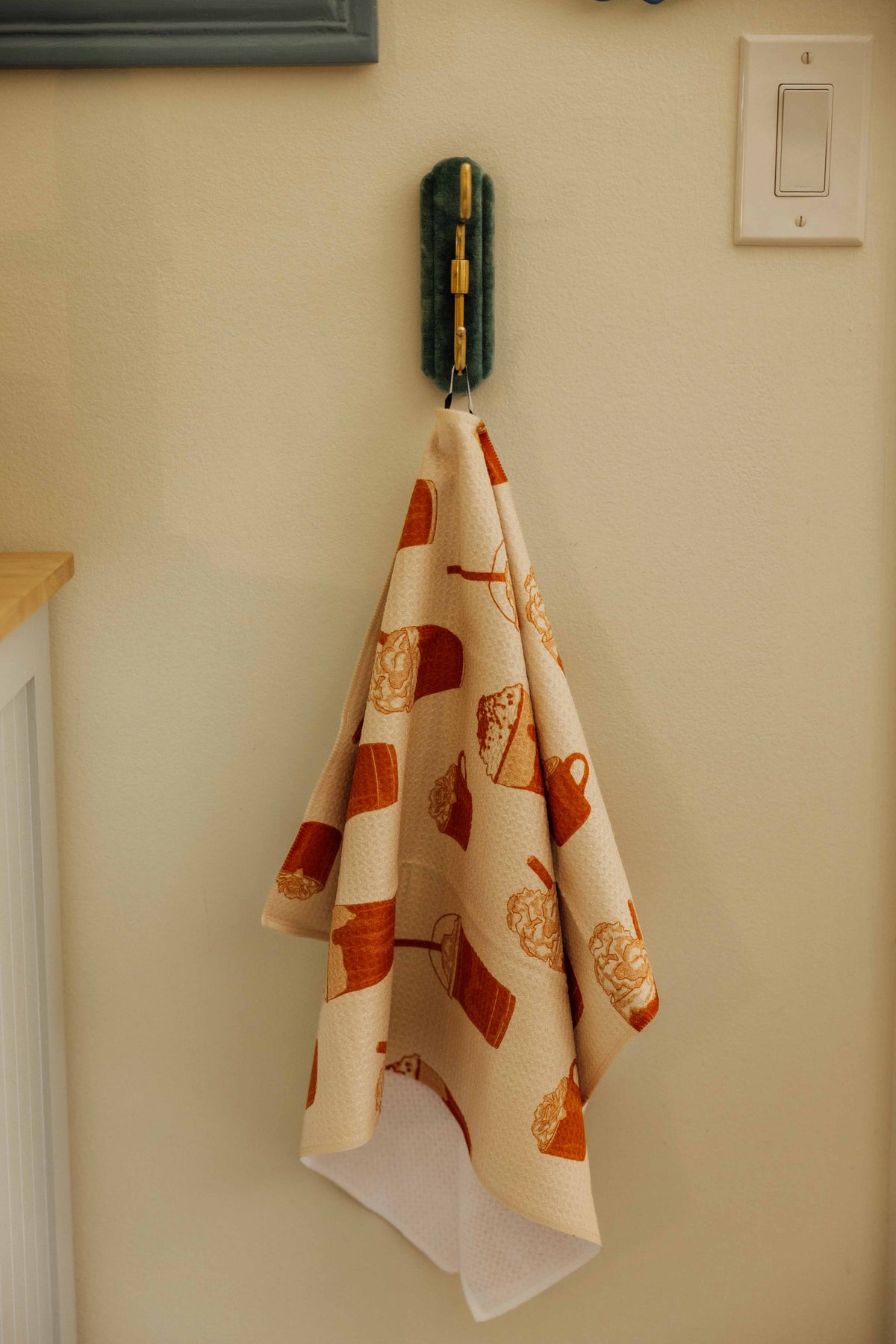 Spice Season Geometry Tea Towel