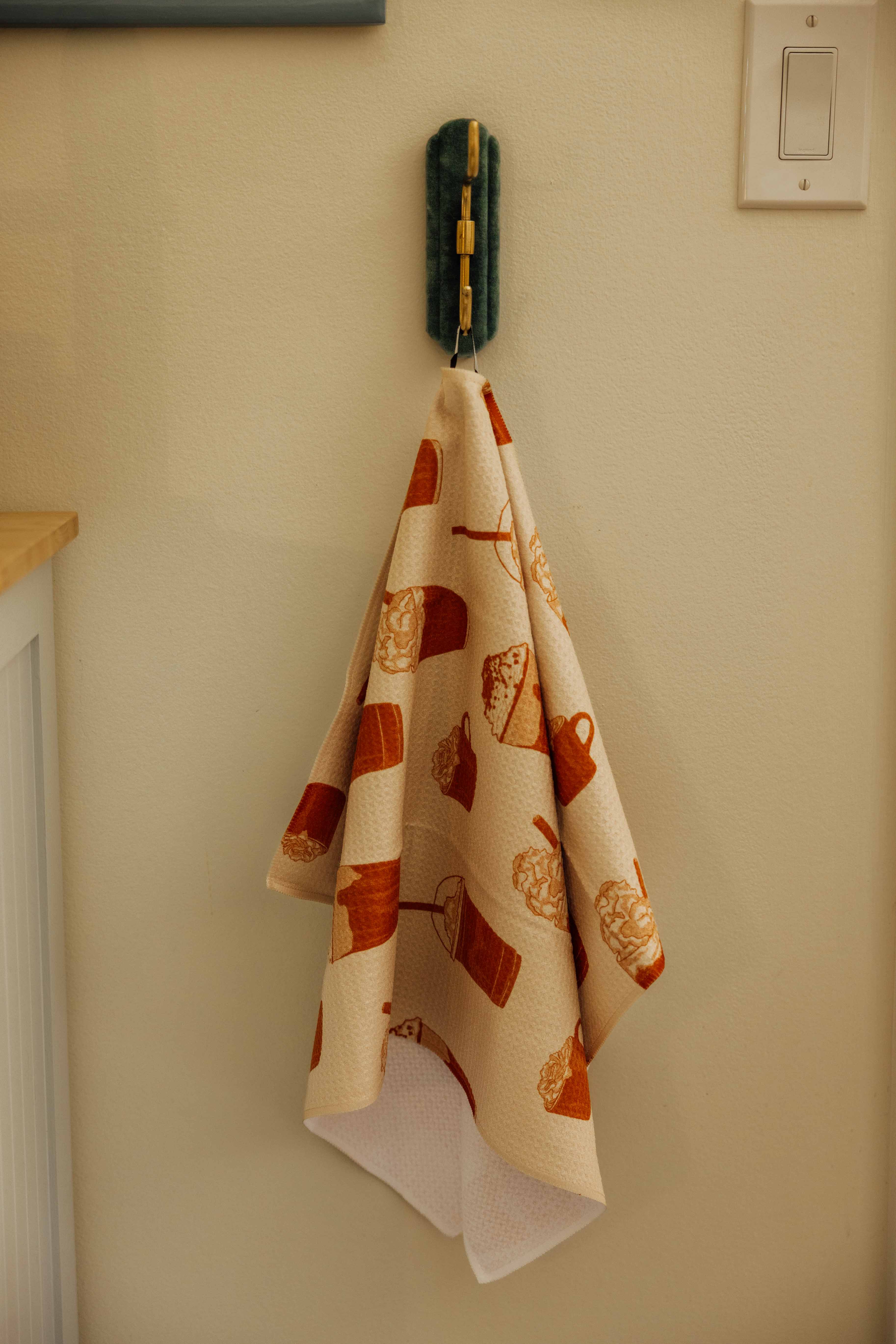 Spice Season Geometry Tea Towel