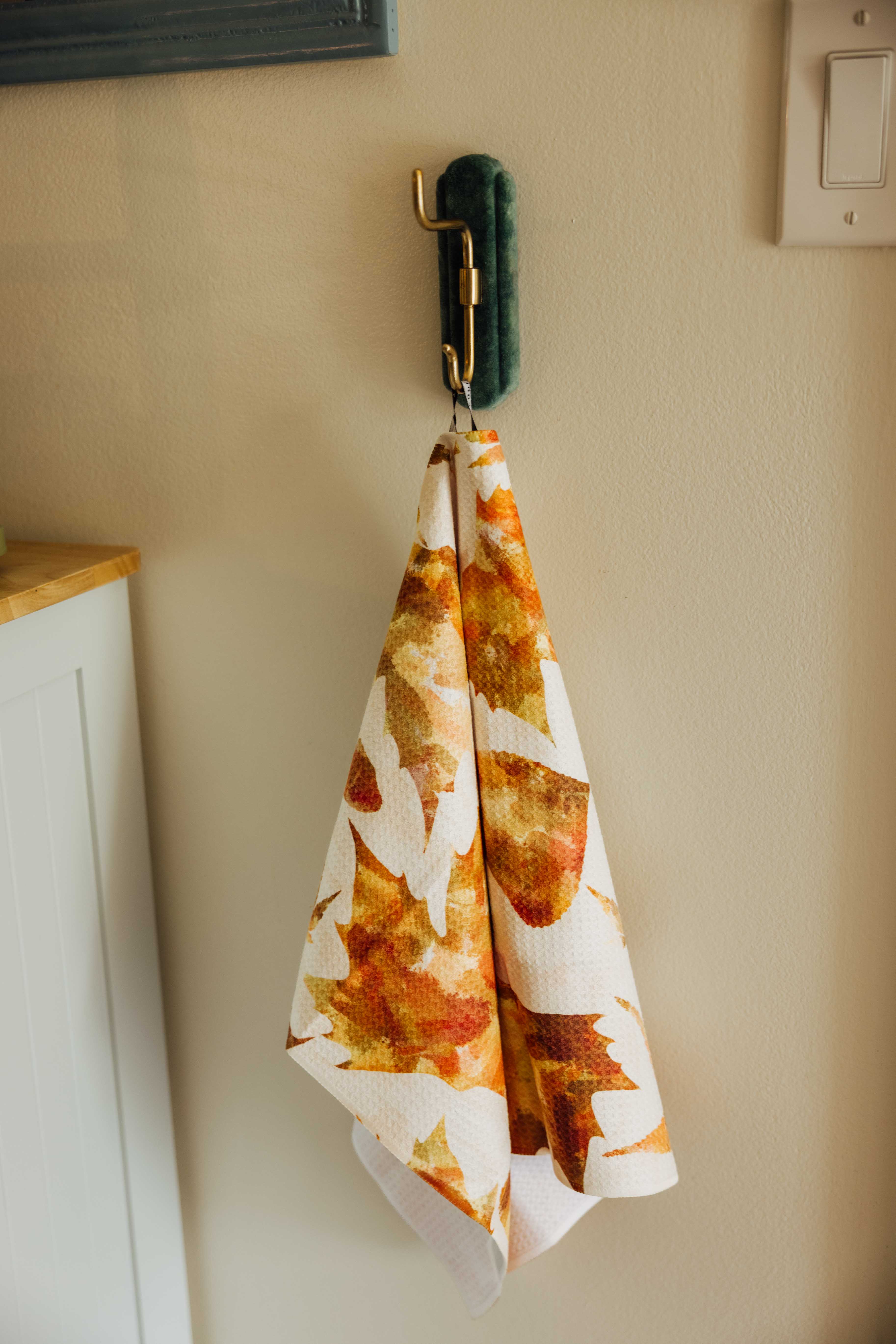 Painted Fall Tea Towel