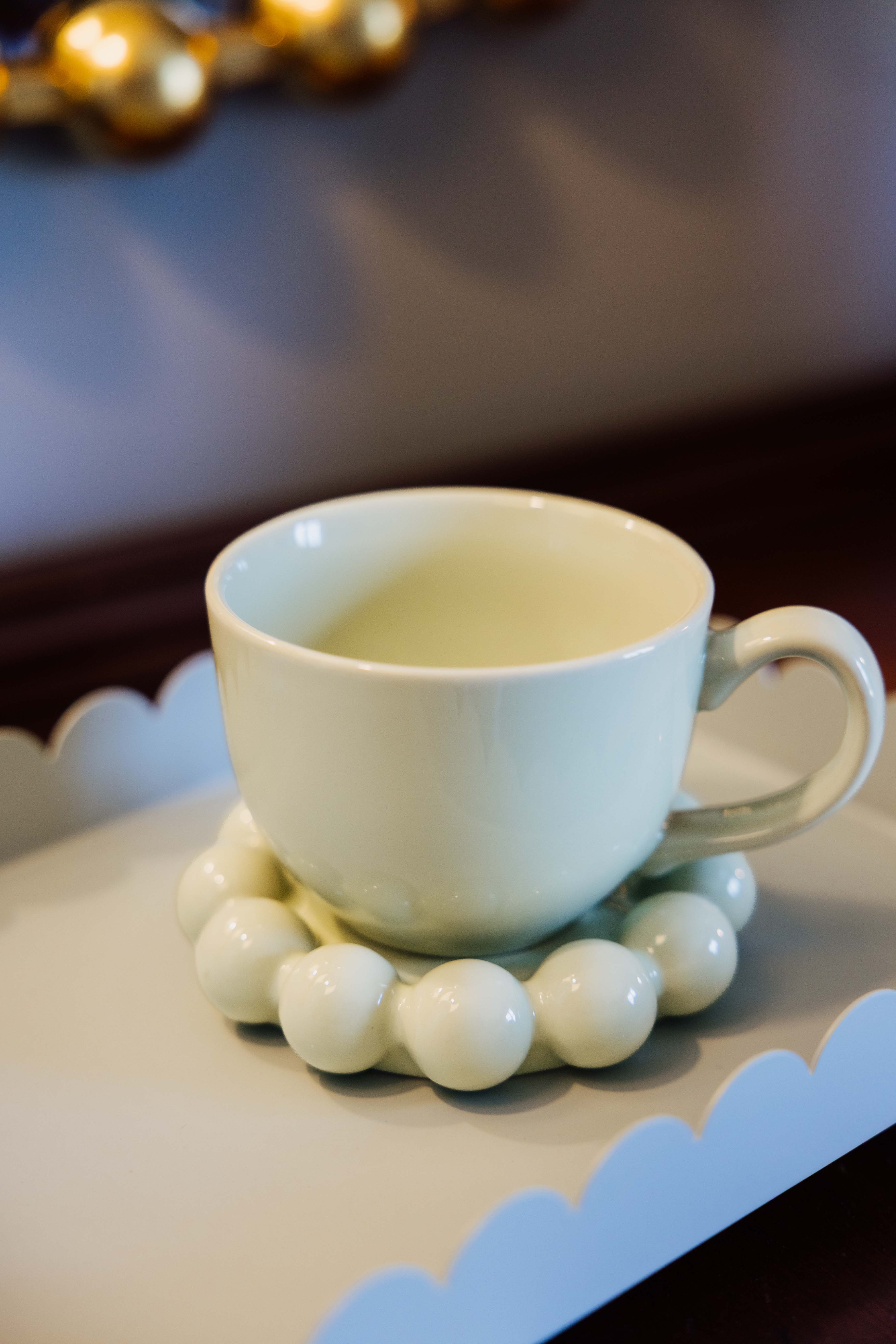 Bubble Saucer Mug