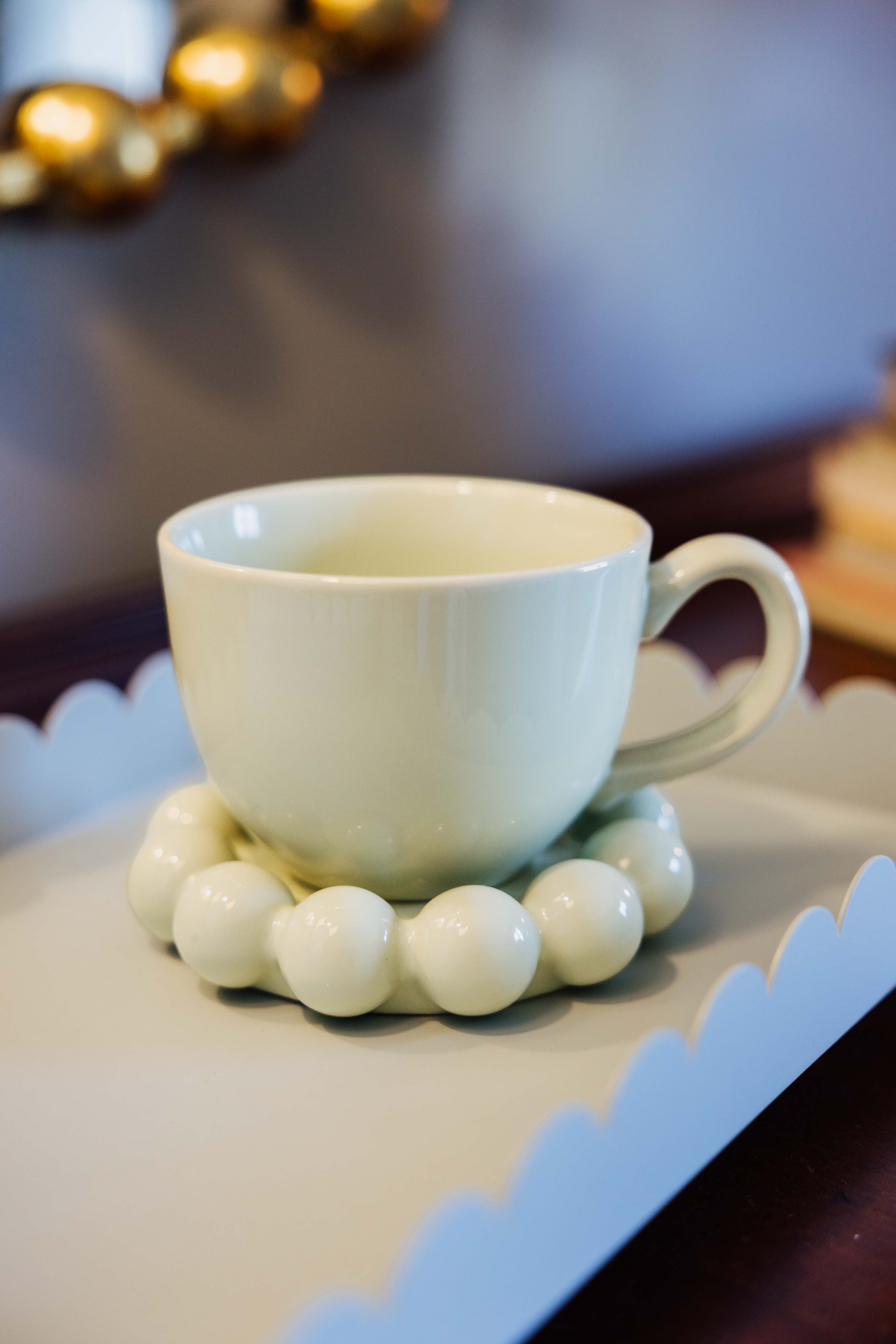 Bubble Saucer Mug