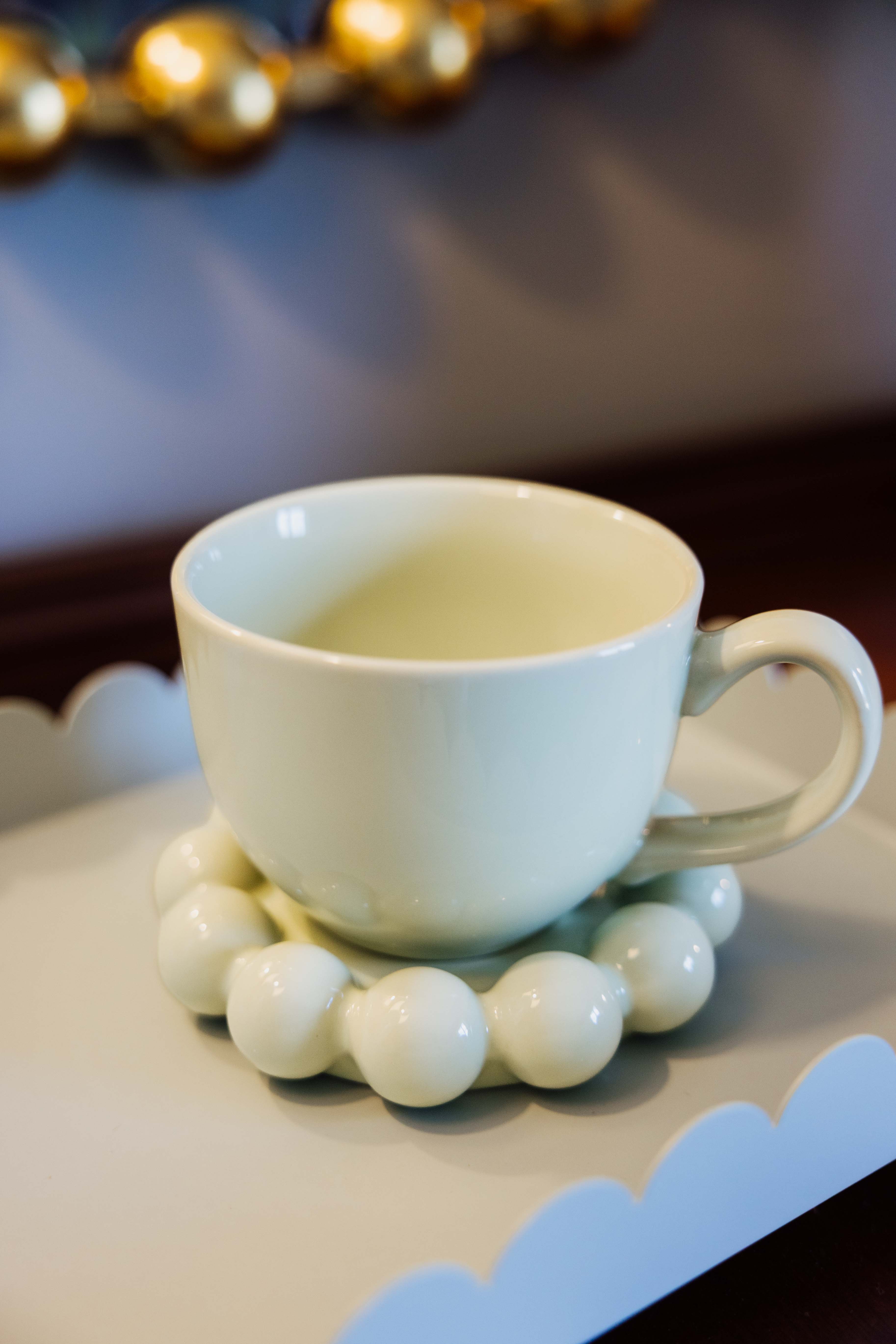 Bubble Saucer Mug