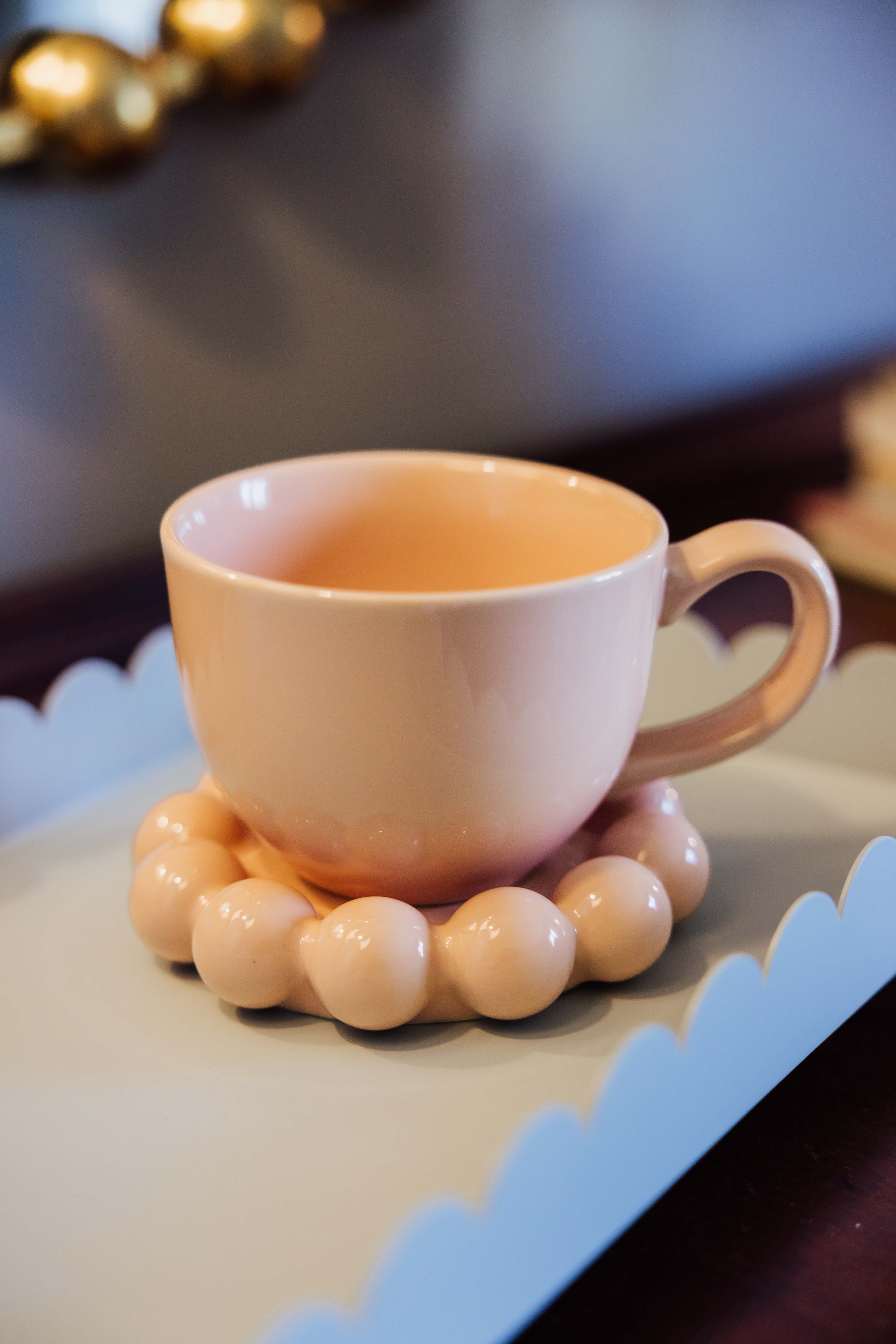 Bubble Saucer Mug