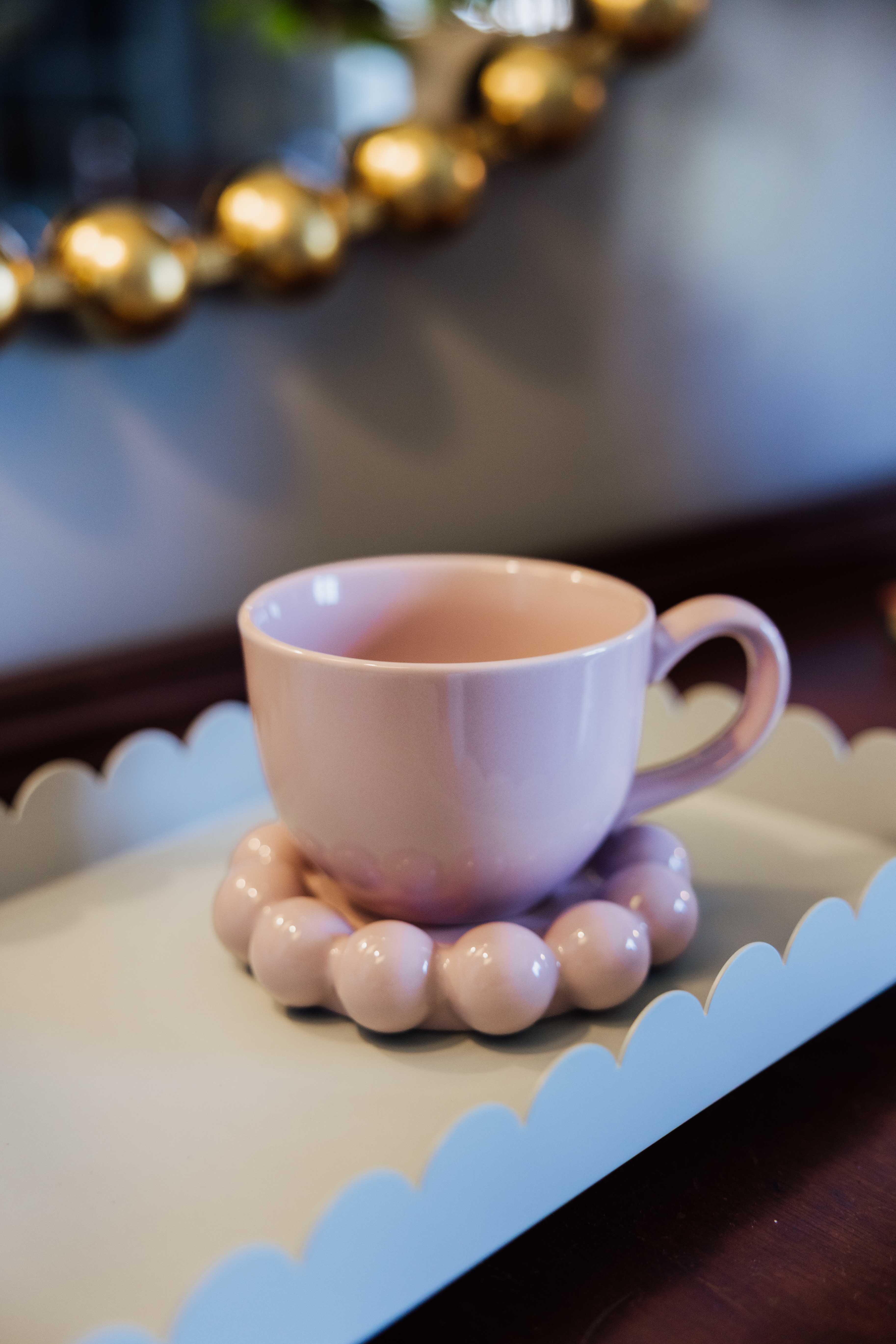 Bubble Saucer Mug