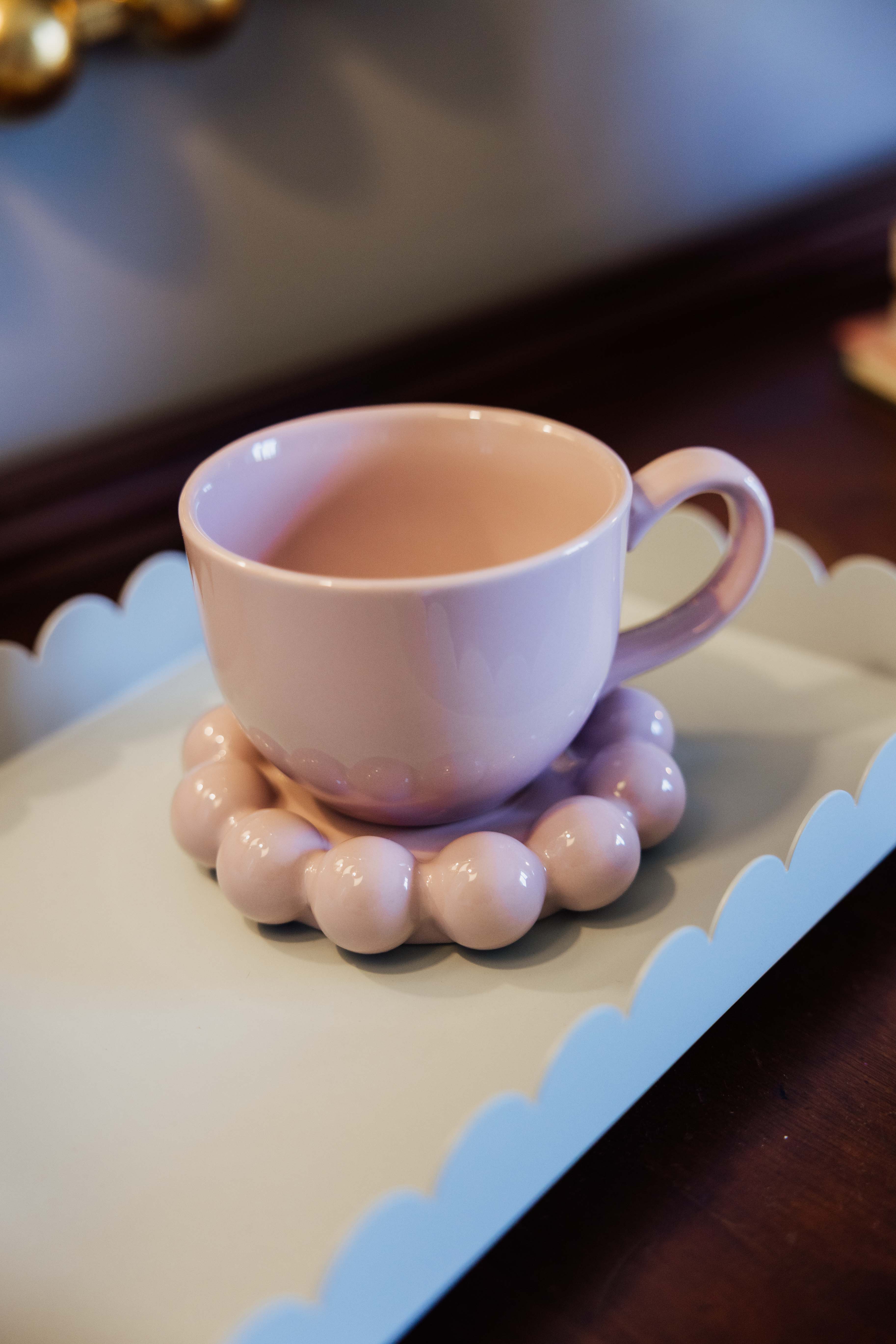 Bubble Saucer Mug