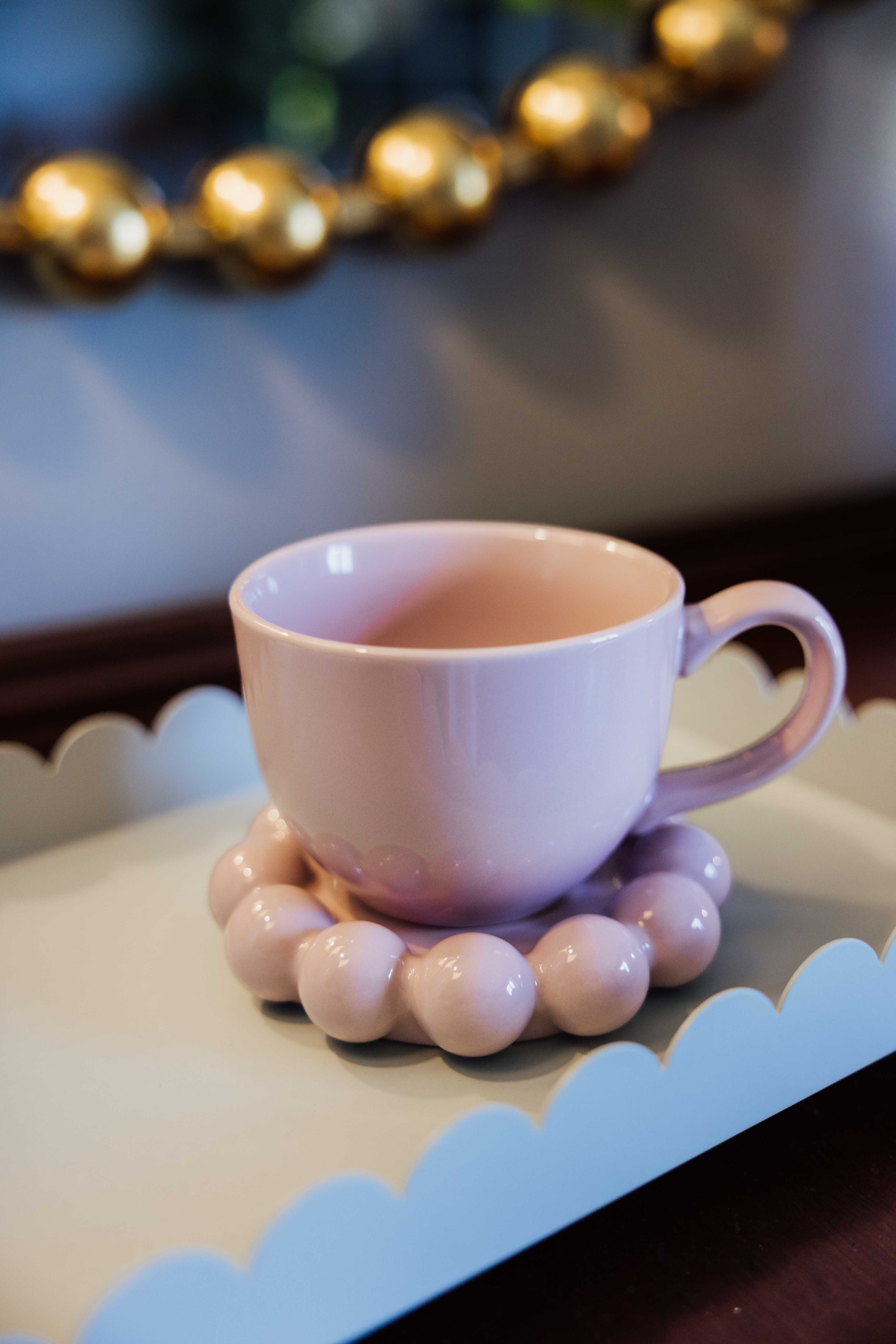 Bubble Saucer Mug
