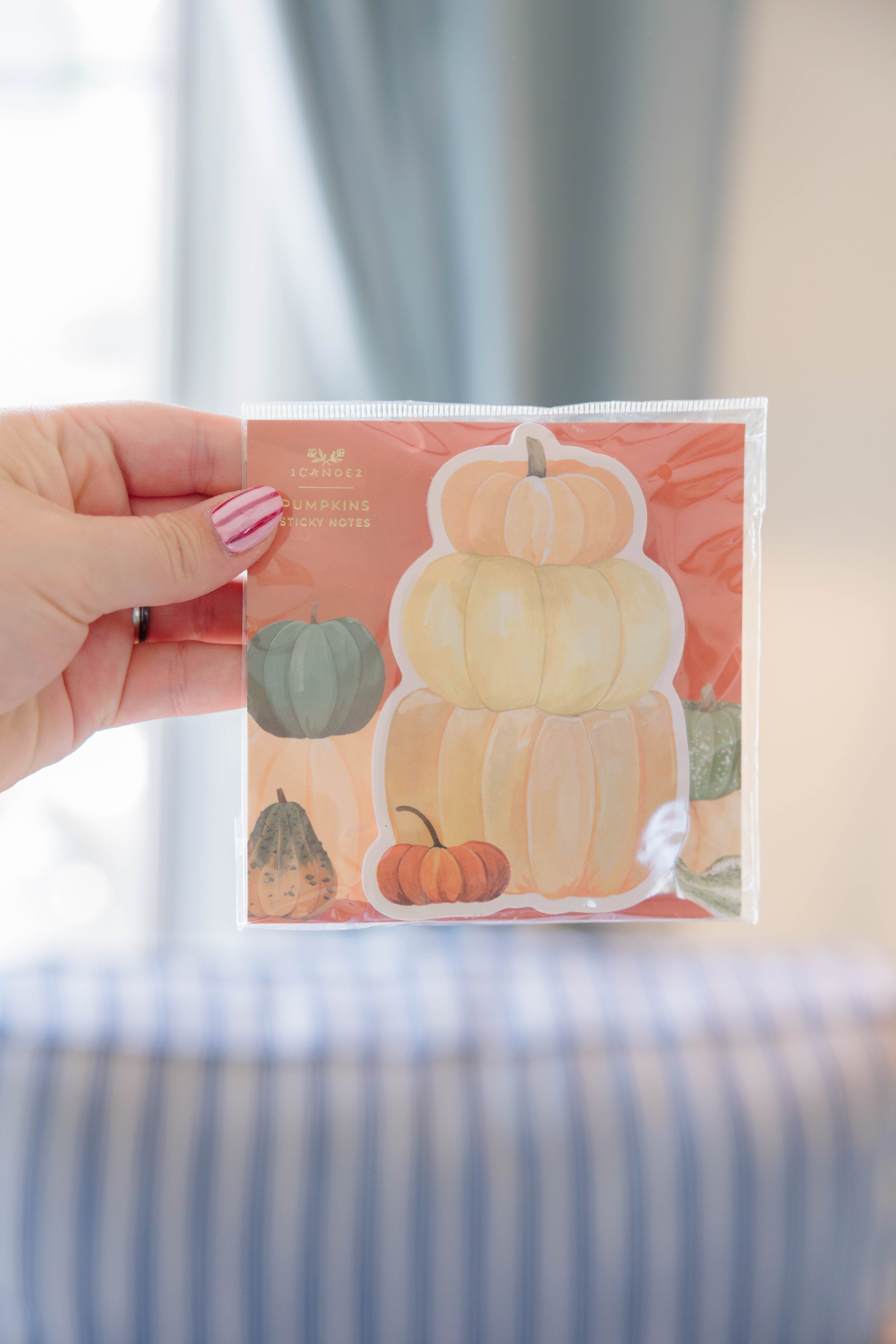 Stacked Pumpkins Sticky Notes
