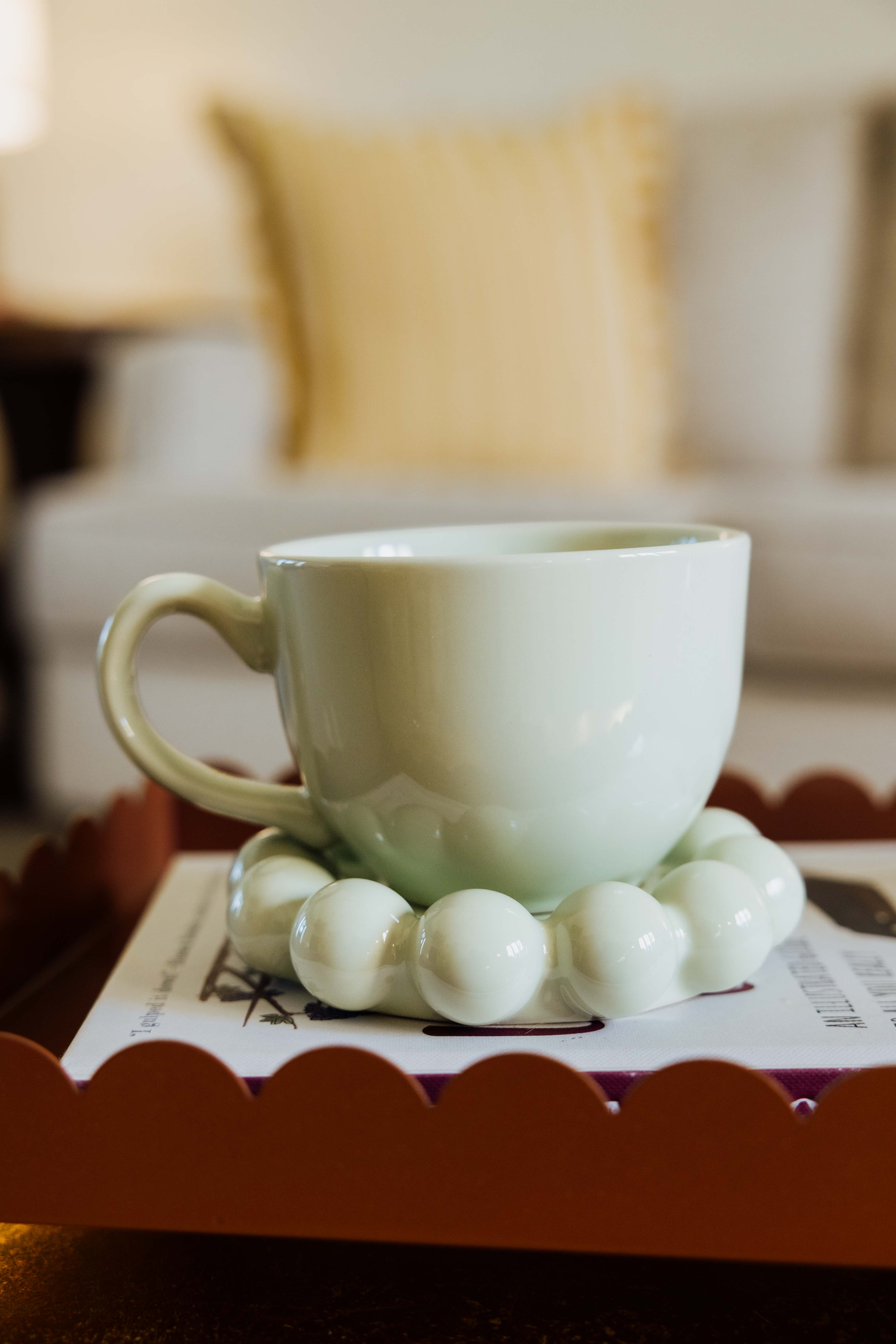 Bubble Saucer Mug