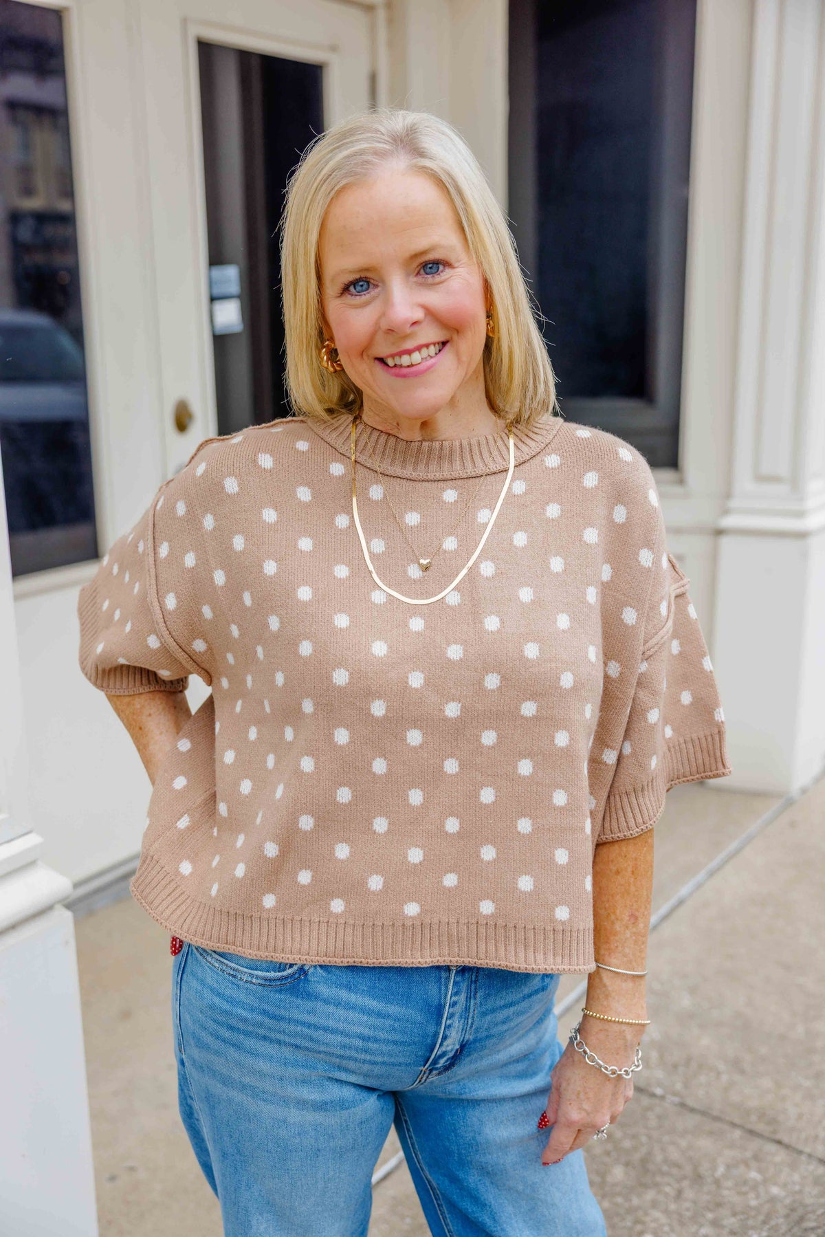 Autumn Dots Top