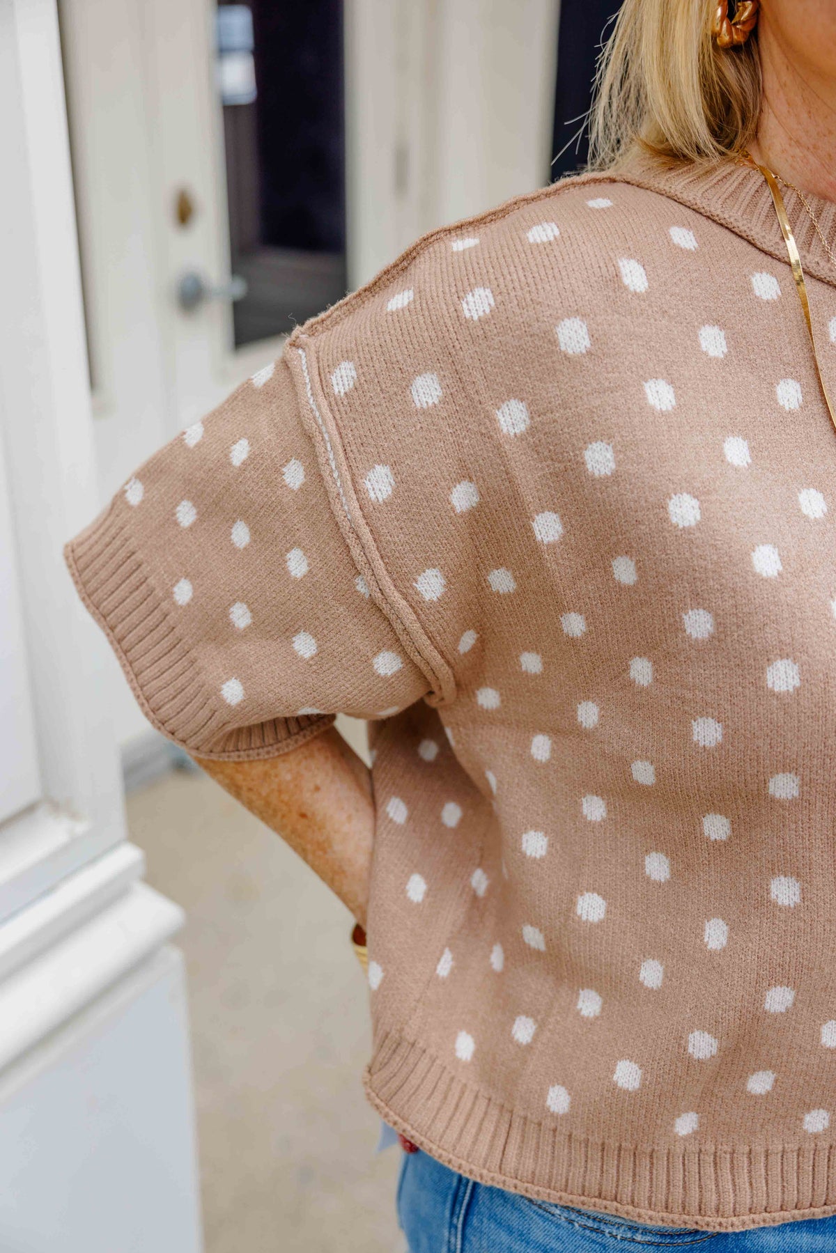Autumn Dots Top