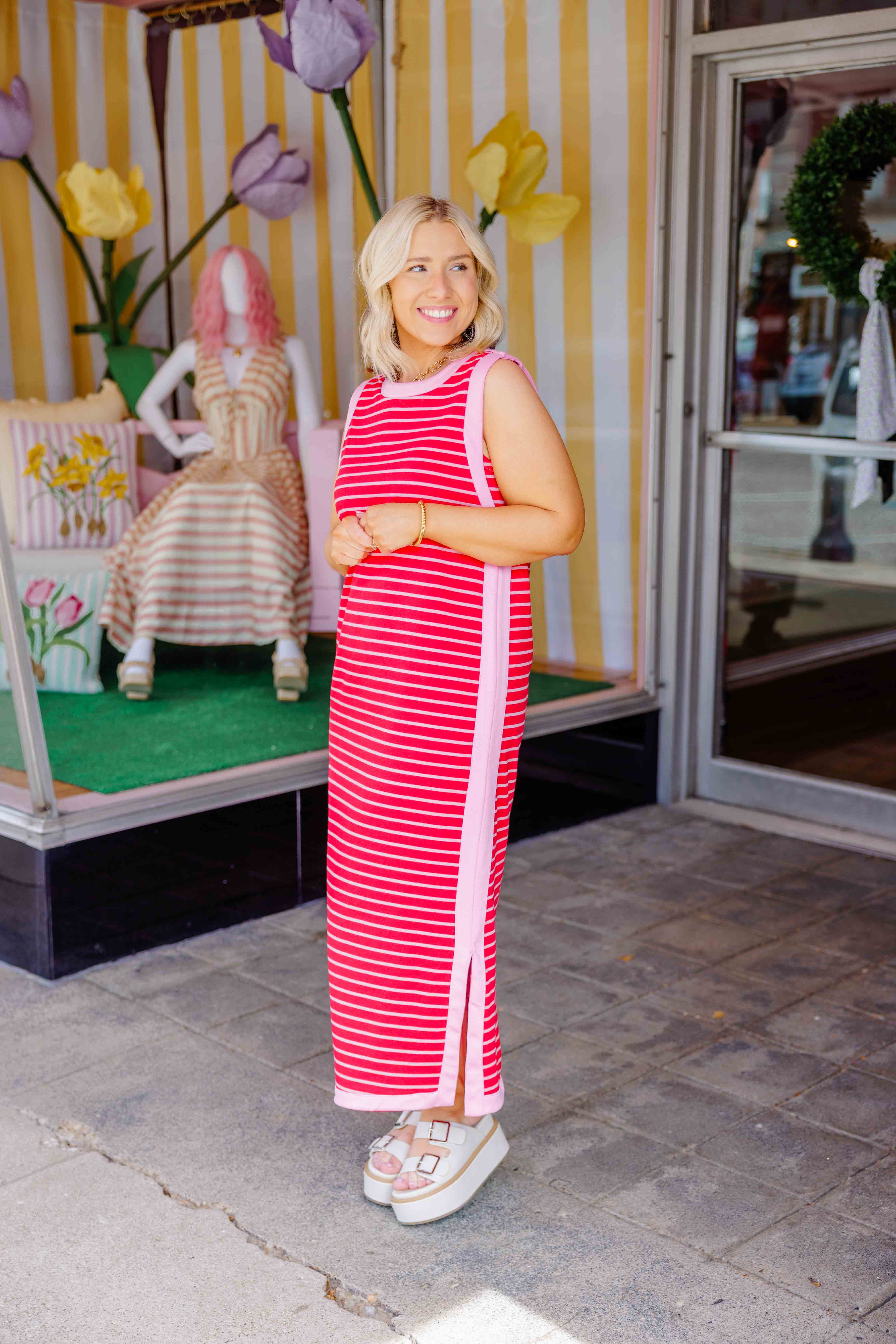 Striped Comfy Casual Dress