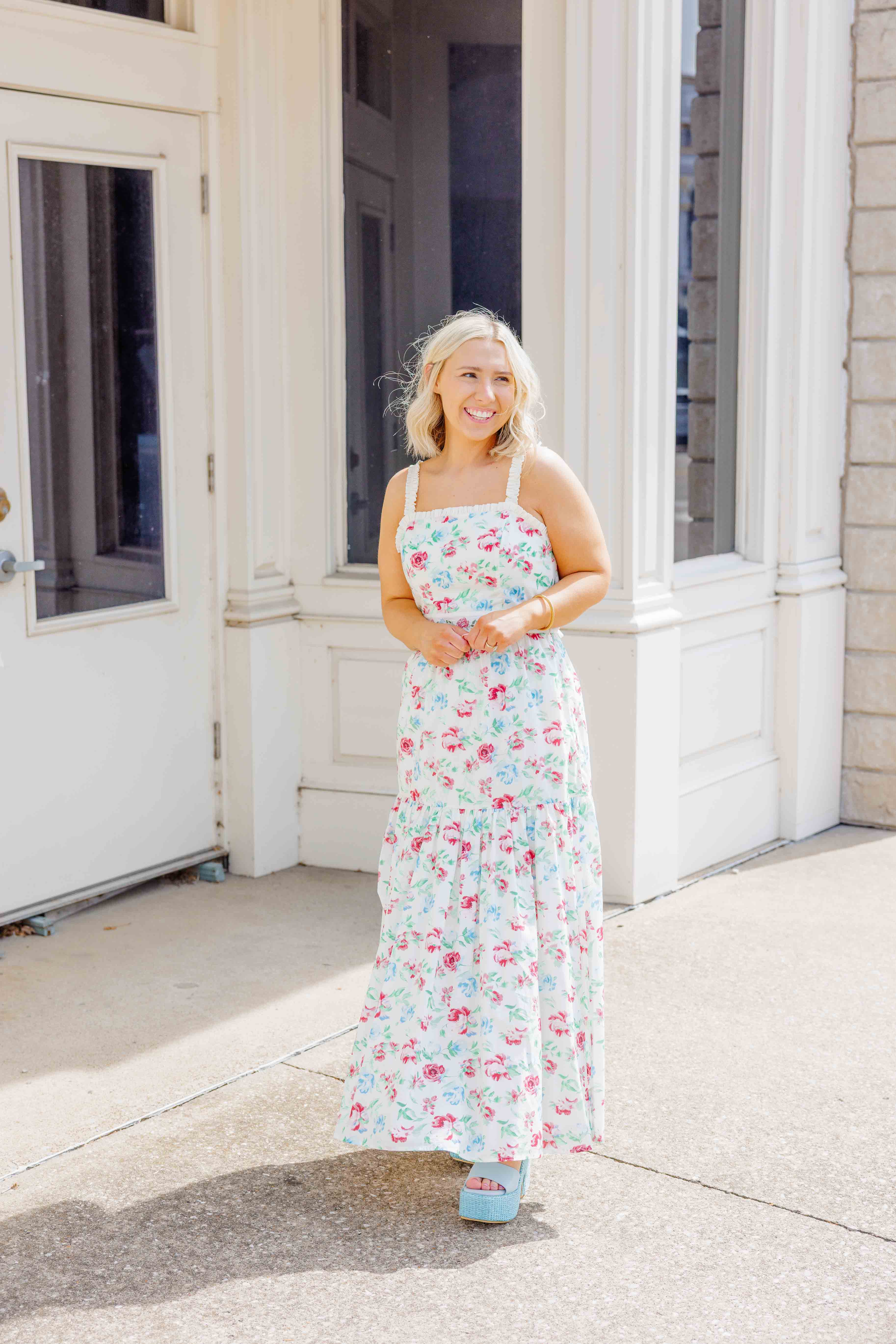 Rosalie Floral Midi Dress